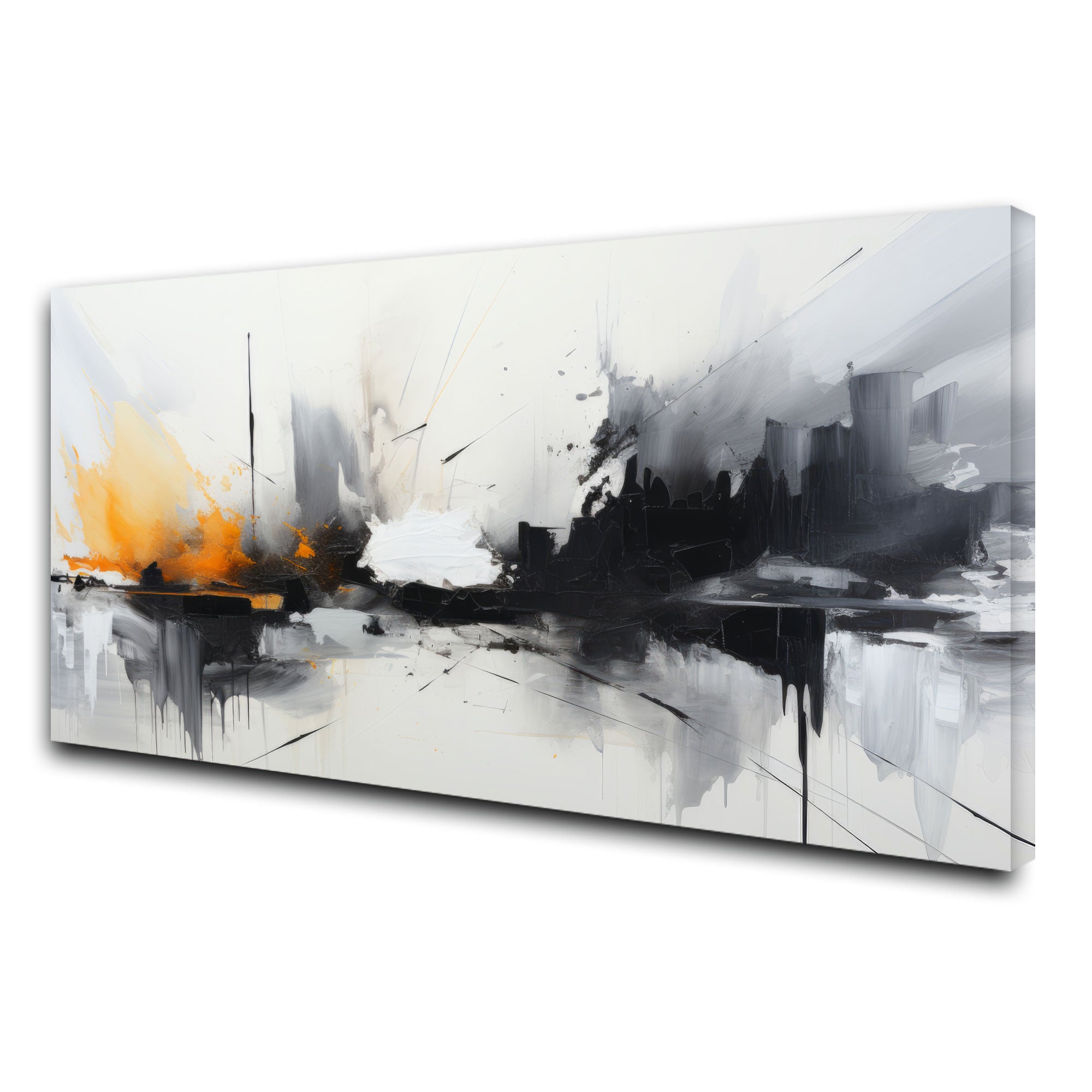 Abstract colour Canvas painting with frame Big Size Wall Art for living room,Bedroom,Drawing room,Hotels