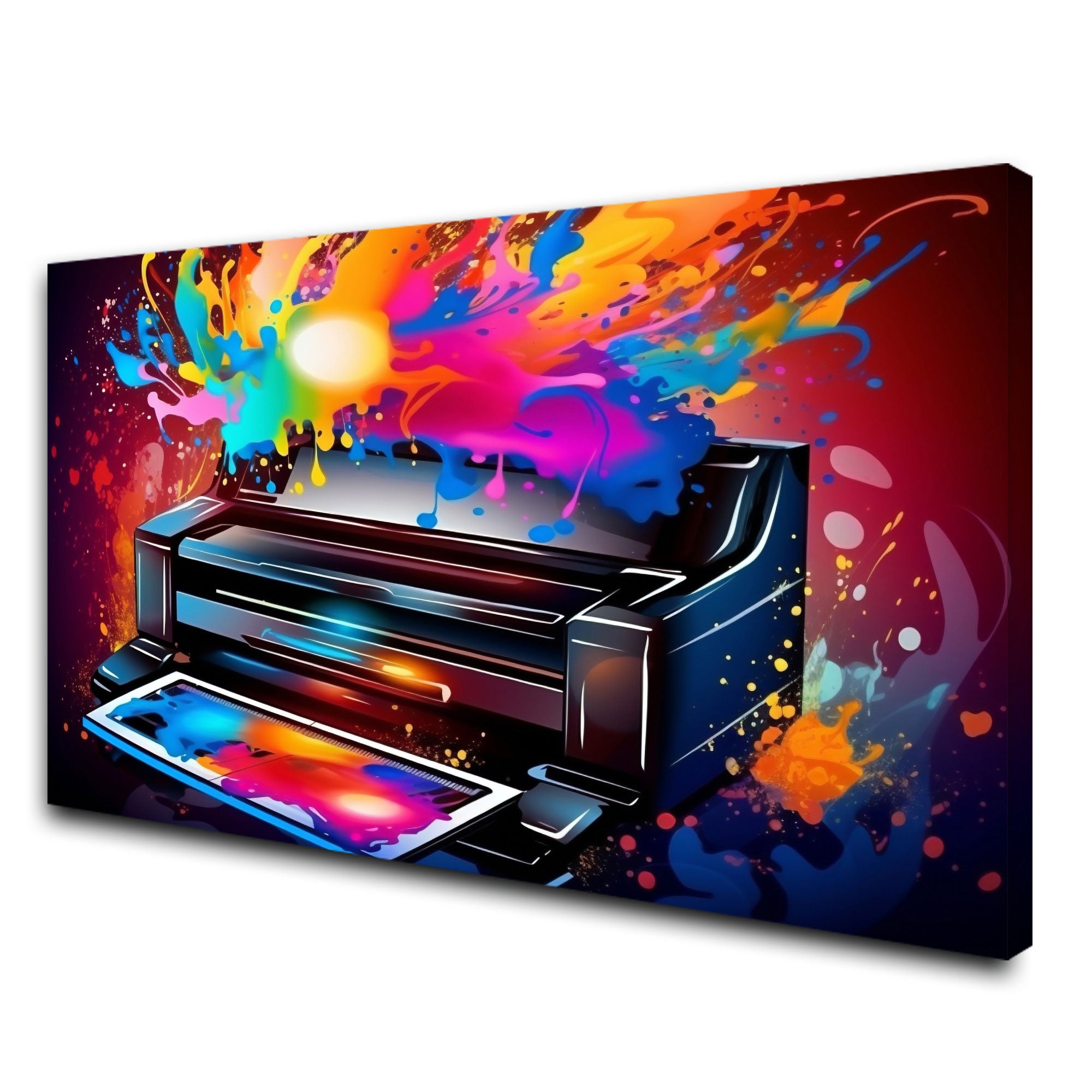 Printer Abstract Canvas painting with frame Big Size Wall Art for living room,Bedroom,Drawing room,Hotels