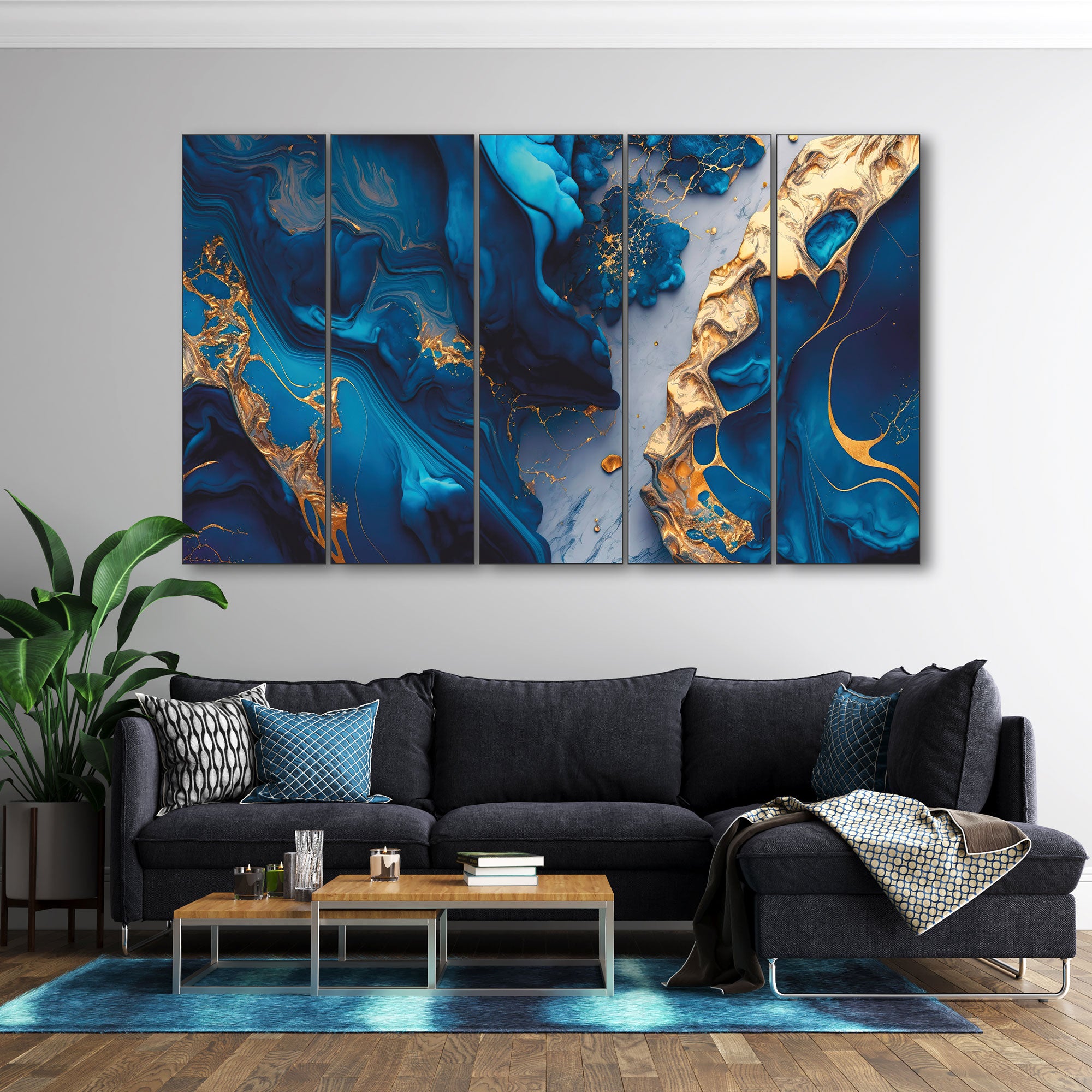 Marble Abstract Painting with frame Big Size Wall Art for living room,Bedroom,Drawing room,Hotels