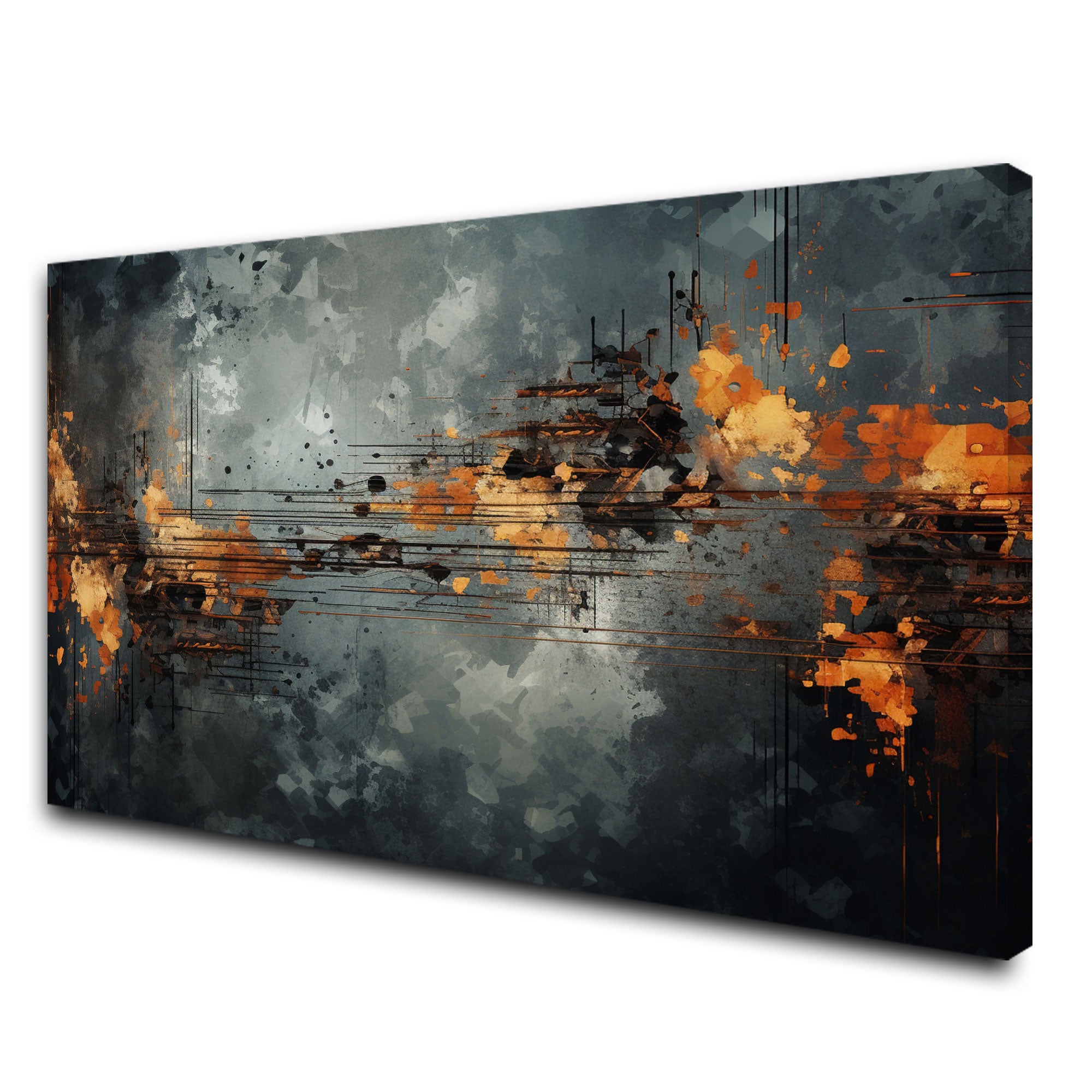 Abstract Canvas painting with frame Big Size Wall Art for living room,Bedroom,Drawing room,Hotels