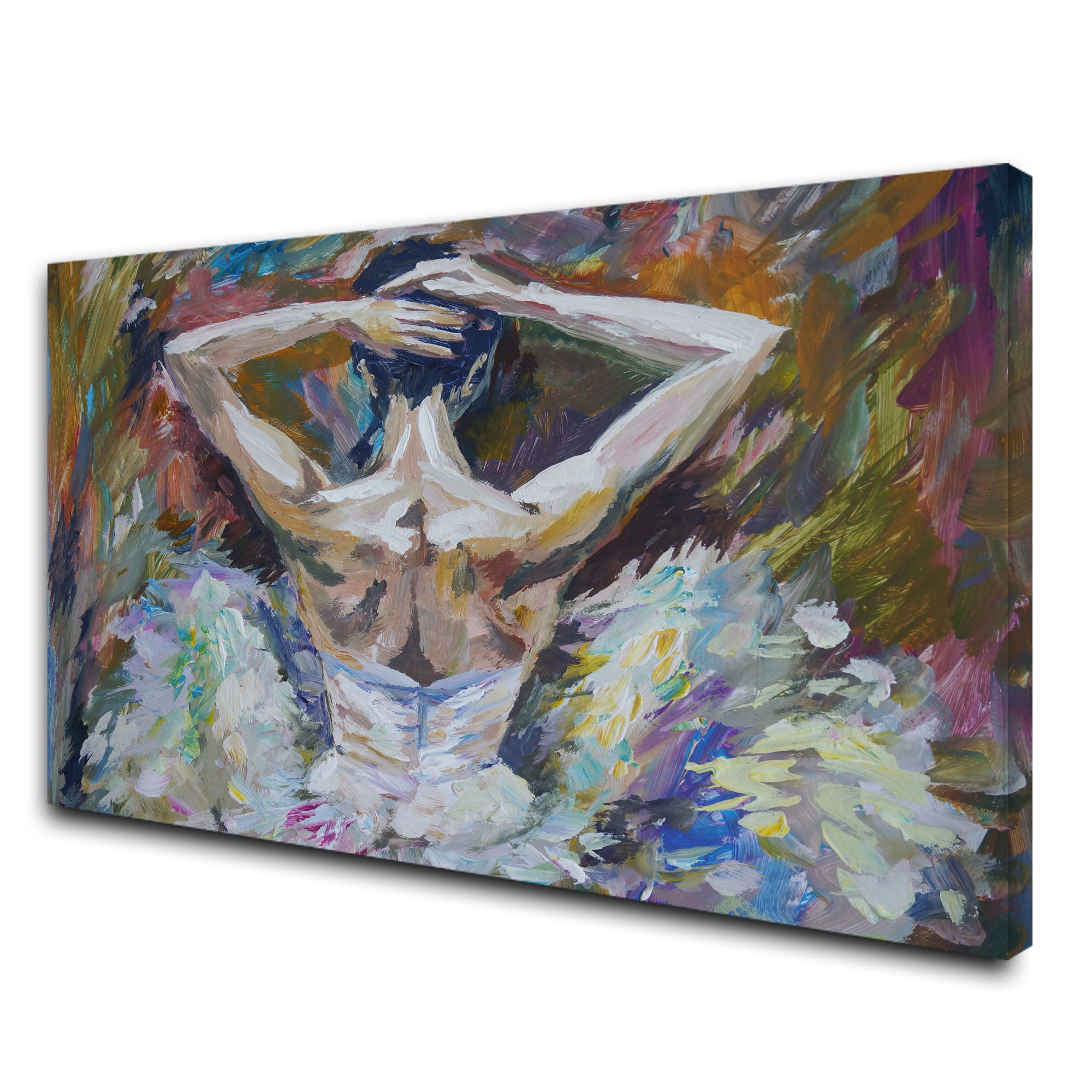 BallerinaAbstract Canvas painting with frame Big Size Wall Art for living room,Bedroom,Drawing room,Hotels