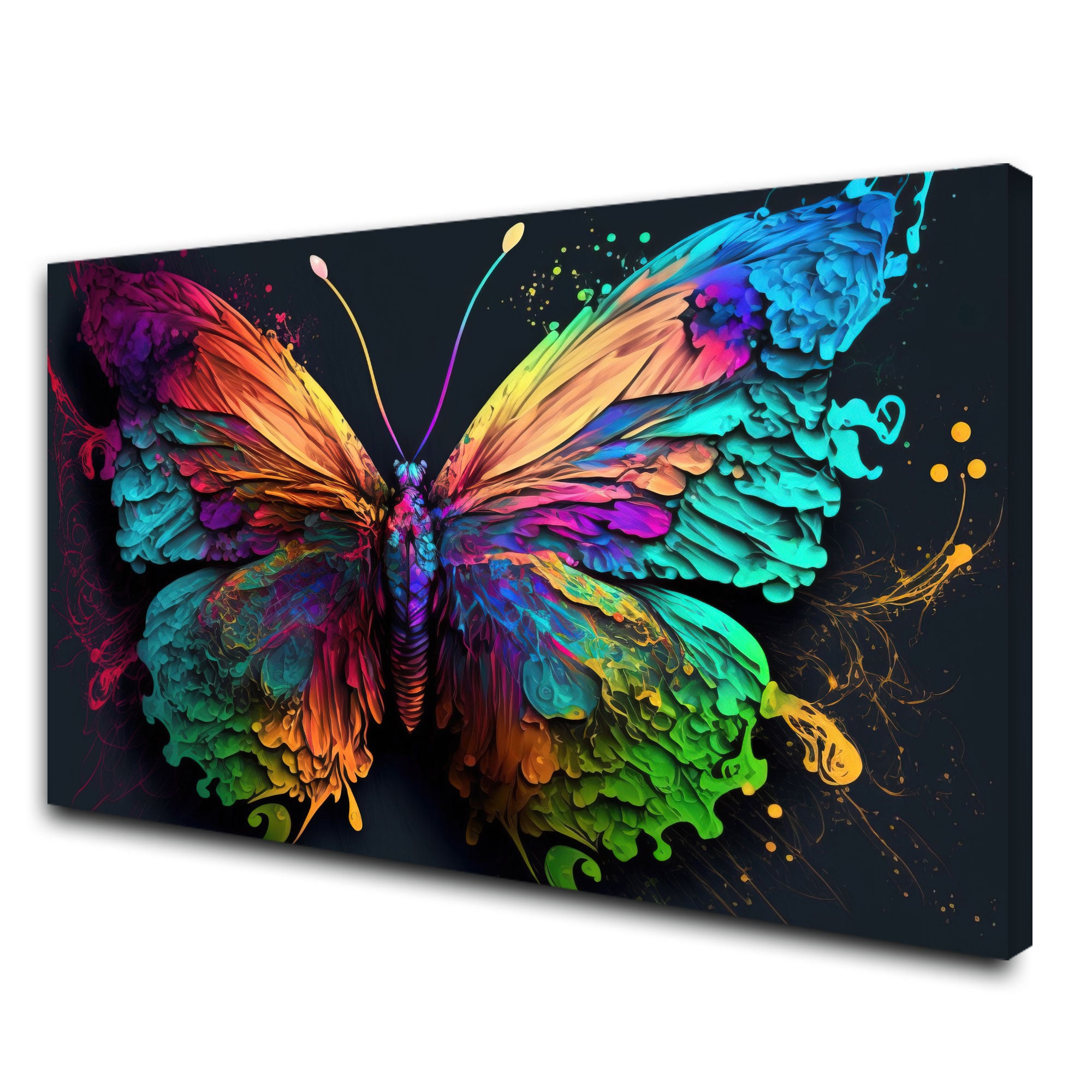 Abstract butterfly Canvas painting Big Size Wall Art for living room,Bedroom,Drawing room,Hotels