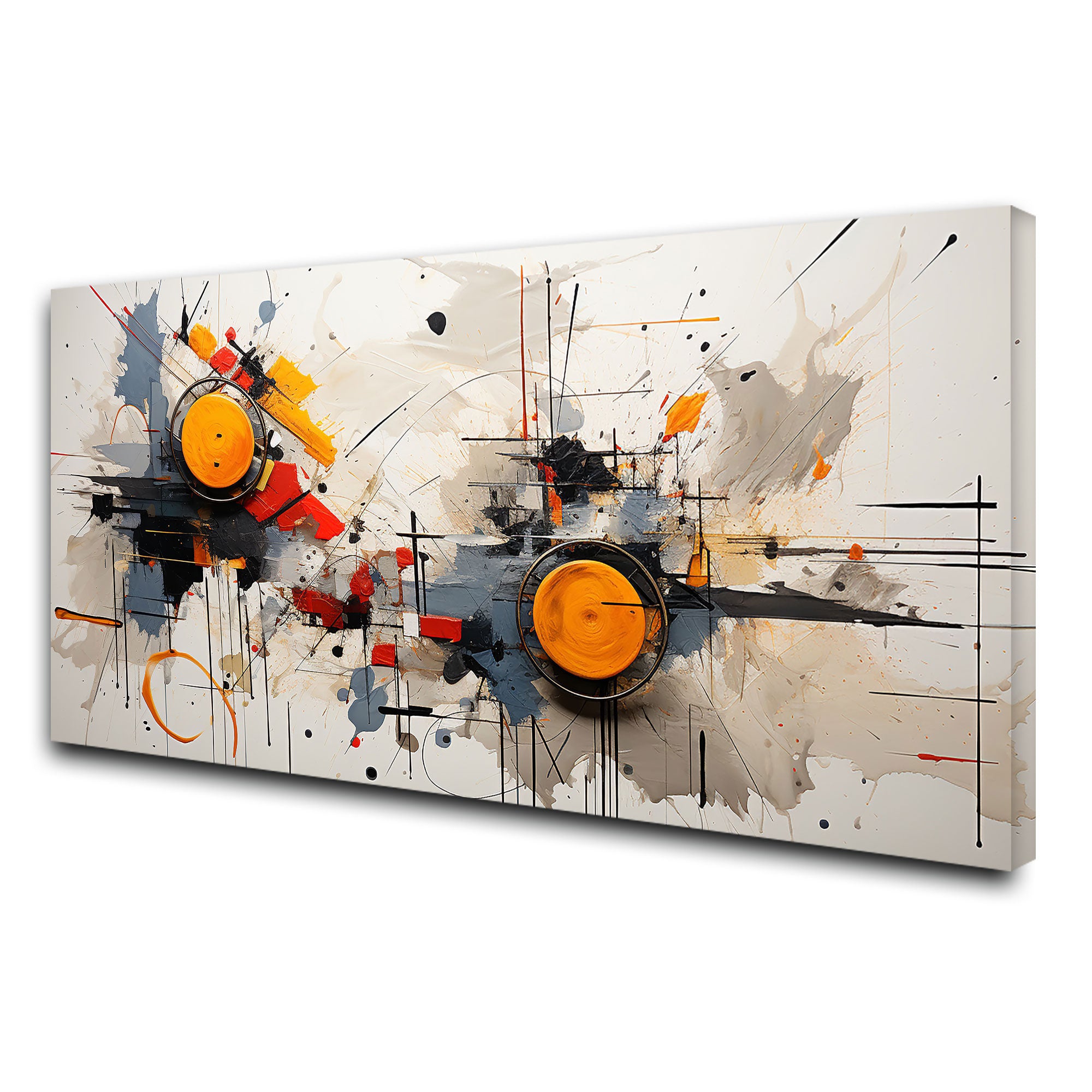 ModernAbstract Canvas painting with frame Big Size Wall Art for living room,Bedroom,Drawing room,Hotels