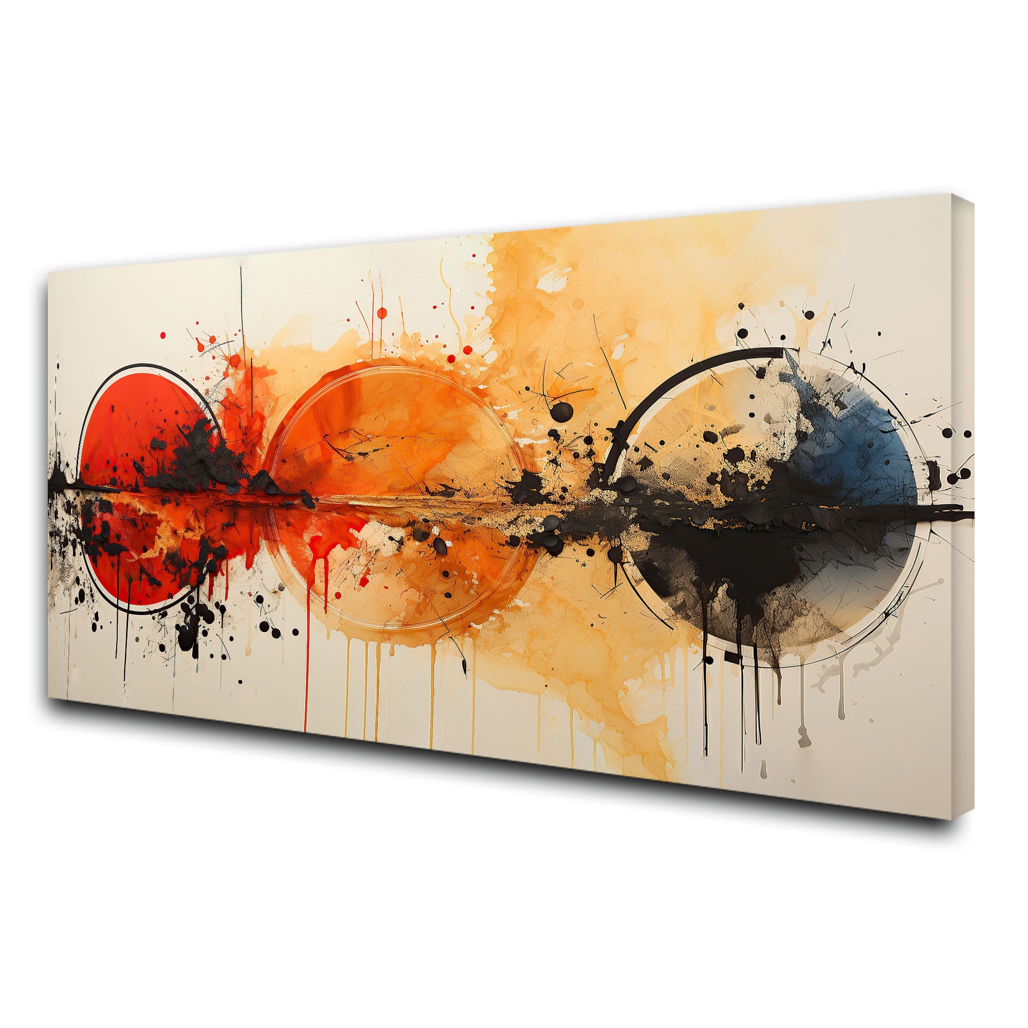 Abstract Canvas painting with frame Big Size Wall Art for living room,Bedroom,Drawing room,Hotels