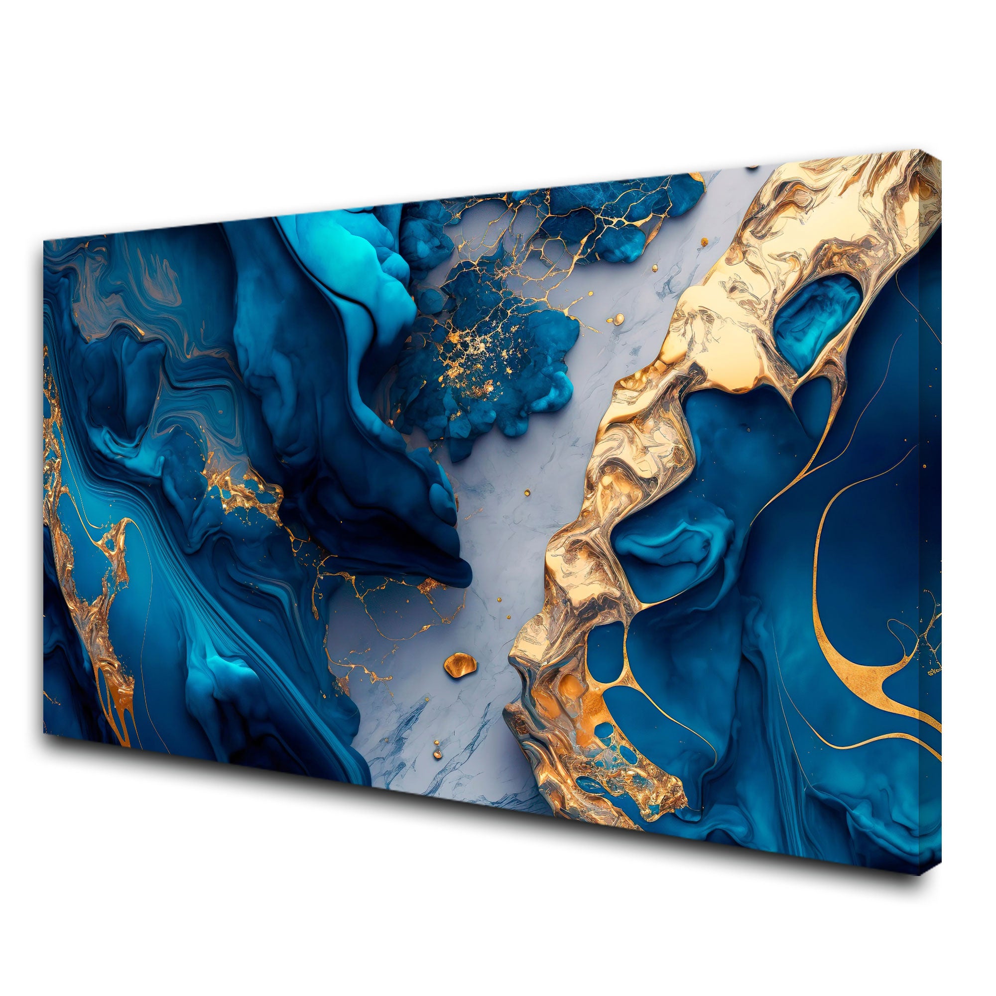 MarbleAbstract Canvas painting with frame Big Size Wall Art for living room,Bedroom,Drawing room,Hotels