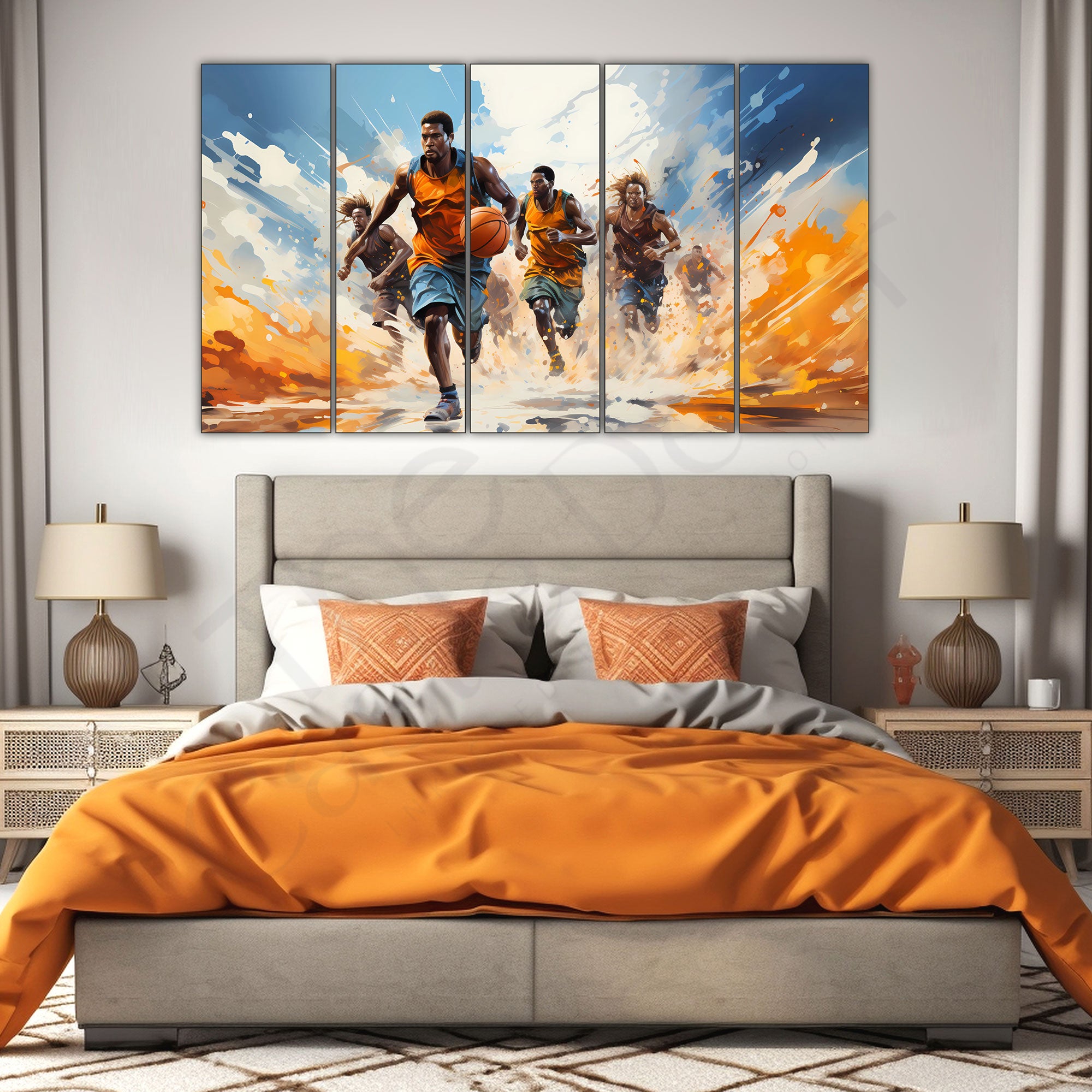Sports Painting with frame Big Size Wall Art for living room,Bedroom,Drawing room,Hotels
