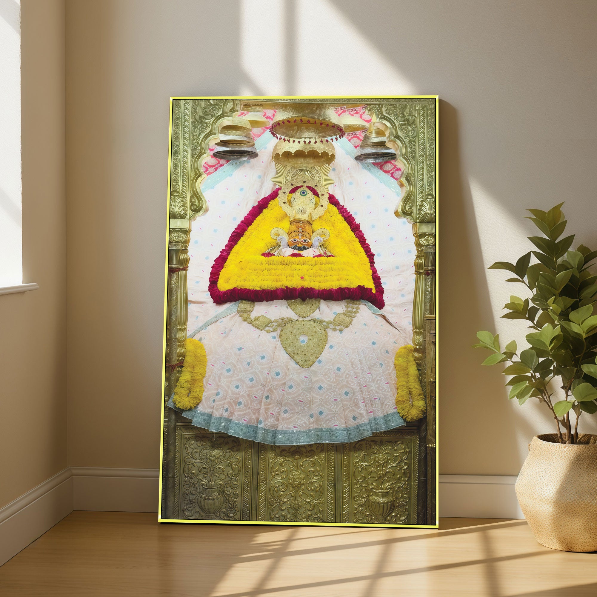 Khatu Shyam Ji Maharaj painting Big Size Wall Art for living room,Bedroom,Drawing room,Hotels