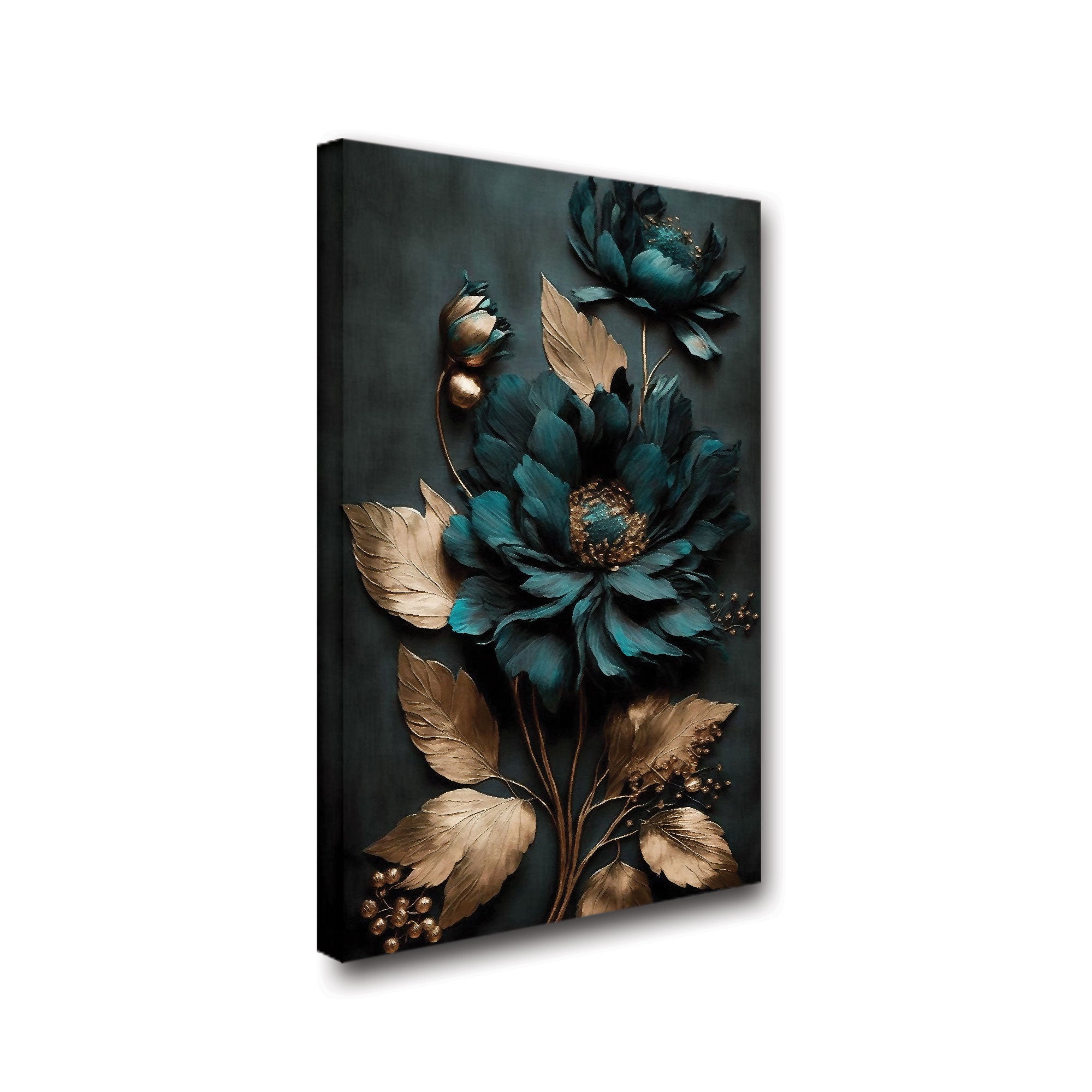 FlowerAbstract Canvas painting with frame Big Size Wall Art for living room,Bedroom,Drawing room,Hotels