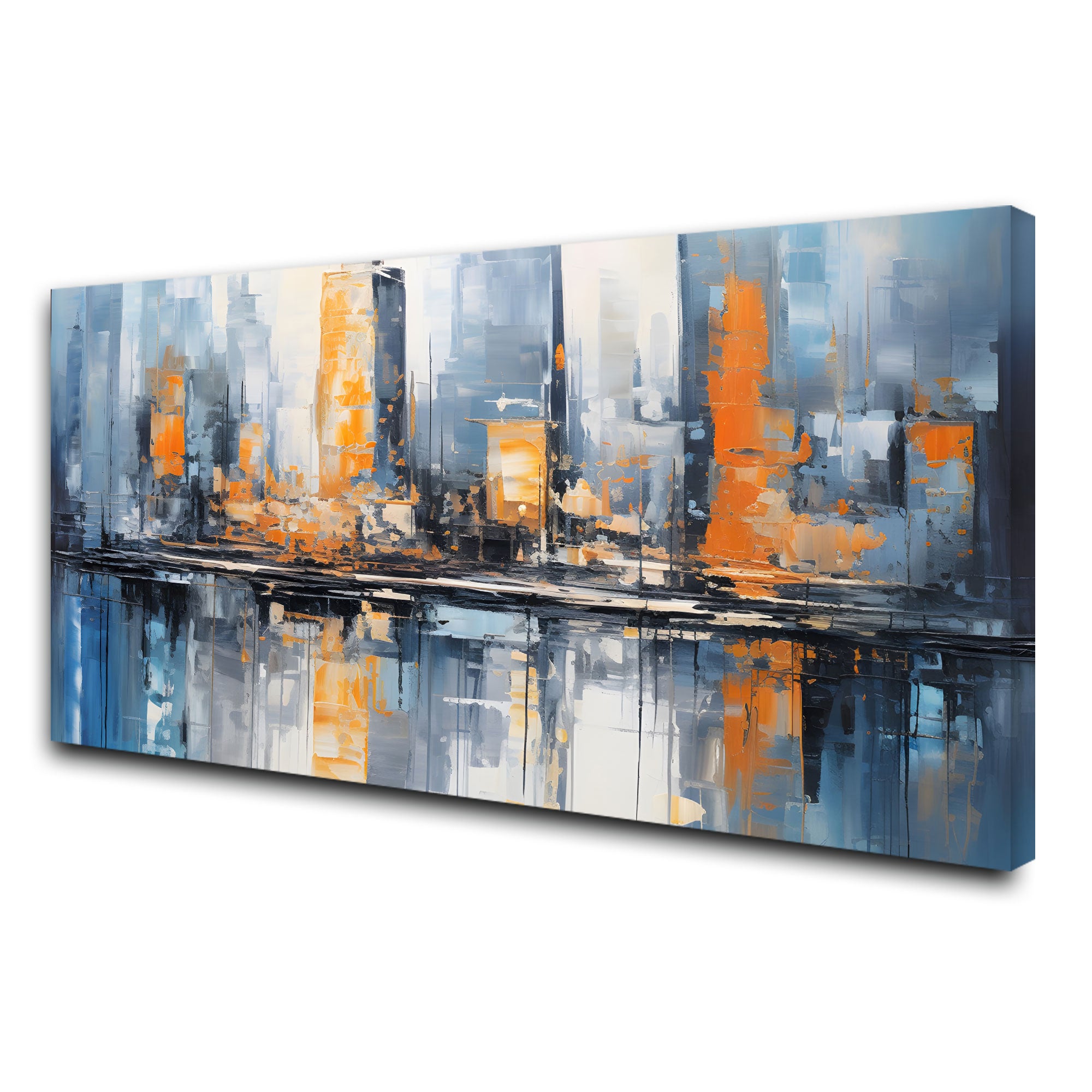 ModernAbstract Canvas painting with frame Big Size Wall Art for living room,Bedroom,Drawing room,Hotels