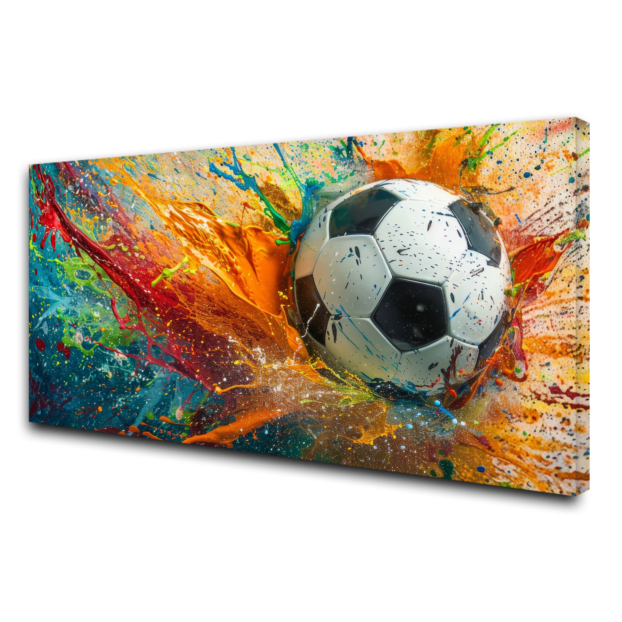 FootballAbstract Canvas painting with frame Big Size Wall Art for living room,Bedroom,Drawing room,Hotels