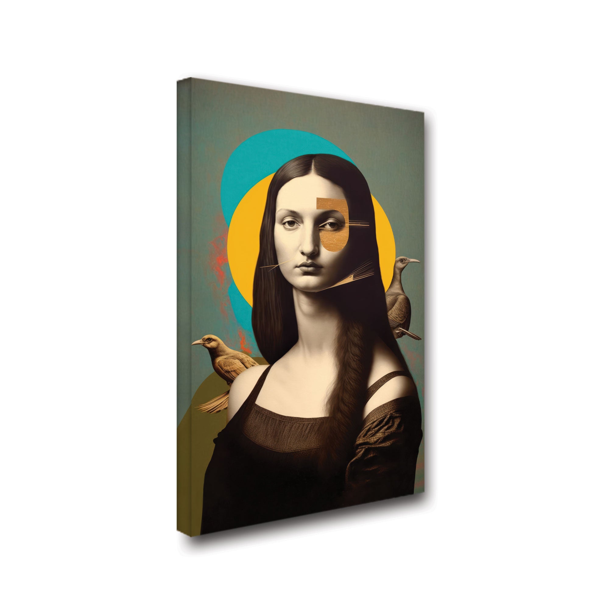 Modern WomenAbstract art Canvas painting with frame Big Size Wall Art for living room,Bedroom,Drawing room,Hotels