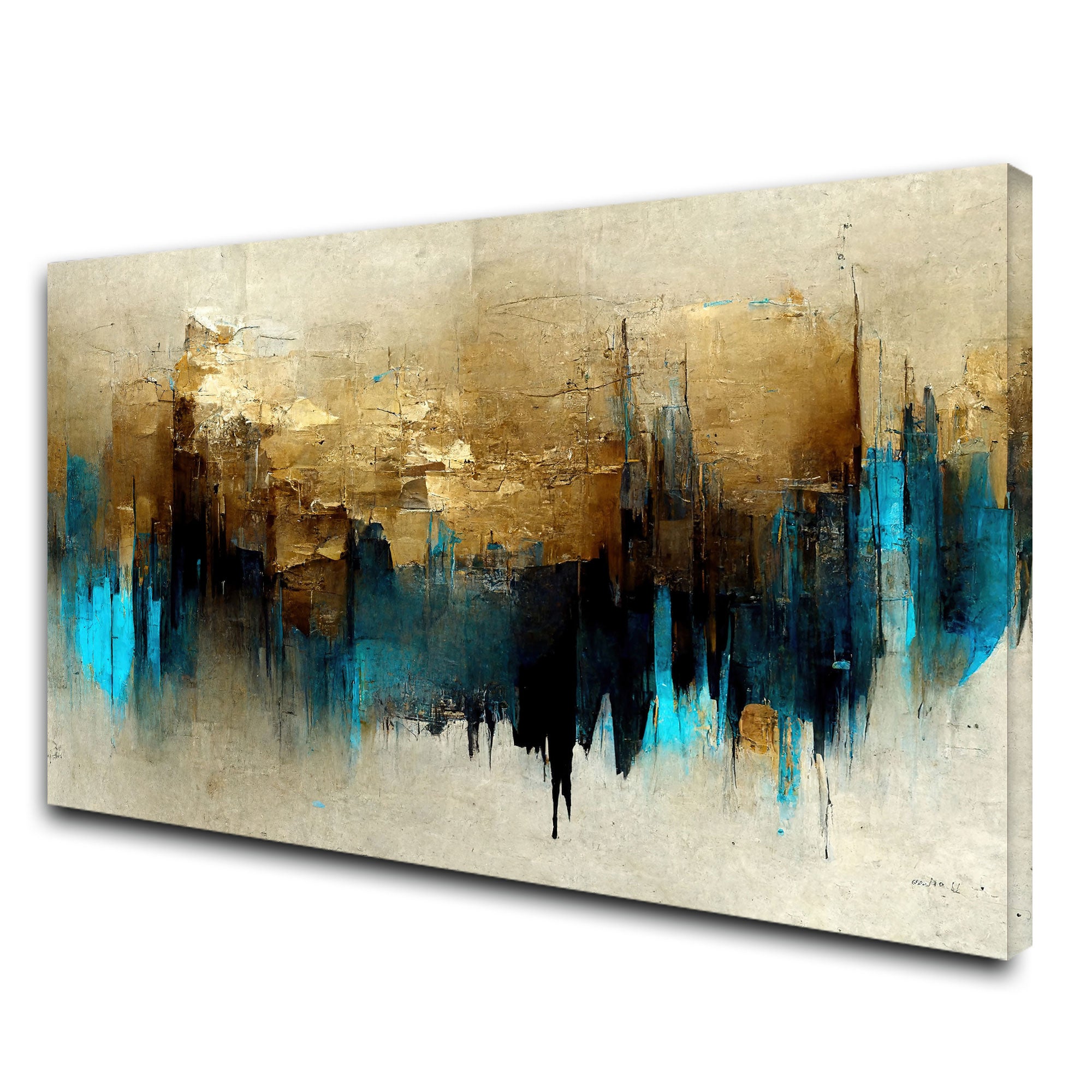 Modern Abstract Canvas painting with frame Big Size Wall Art for living room,Bedroom,Drawing room,Hotels