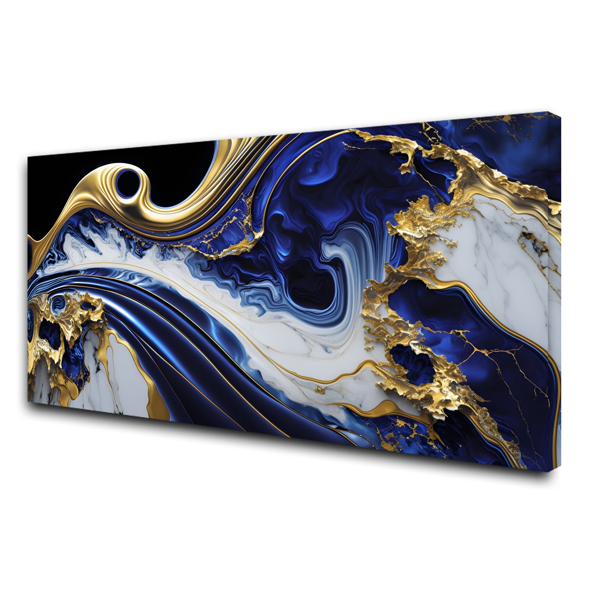 MarbleAbstract Canvas painting with frame Big Size Wall Art for living room,Bedroom,Drawing room,Hotels-Wooden FramedDigital Painting