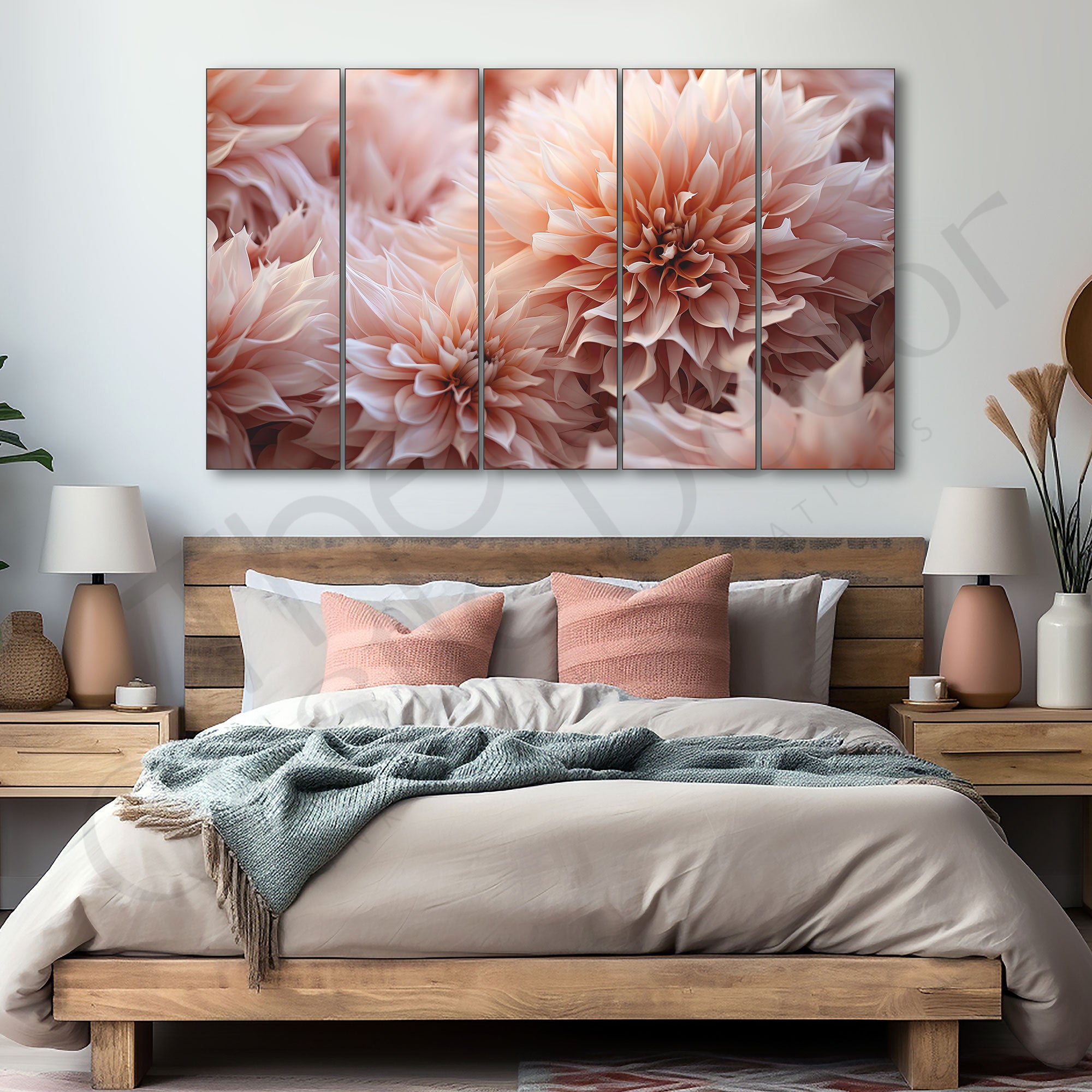 Flowers Painting with frame Big Size Wall Art for living room,Bedroom,Drawing room,Hotels