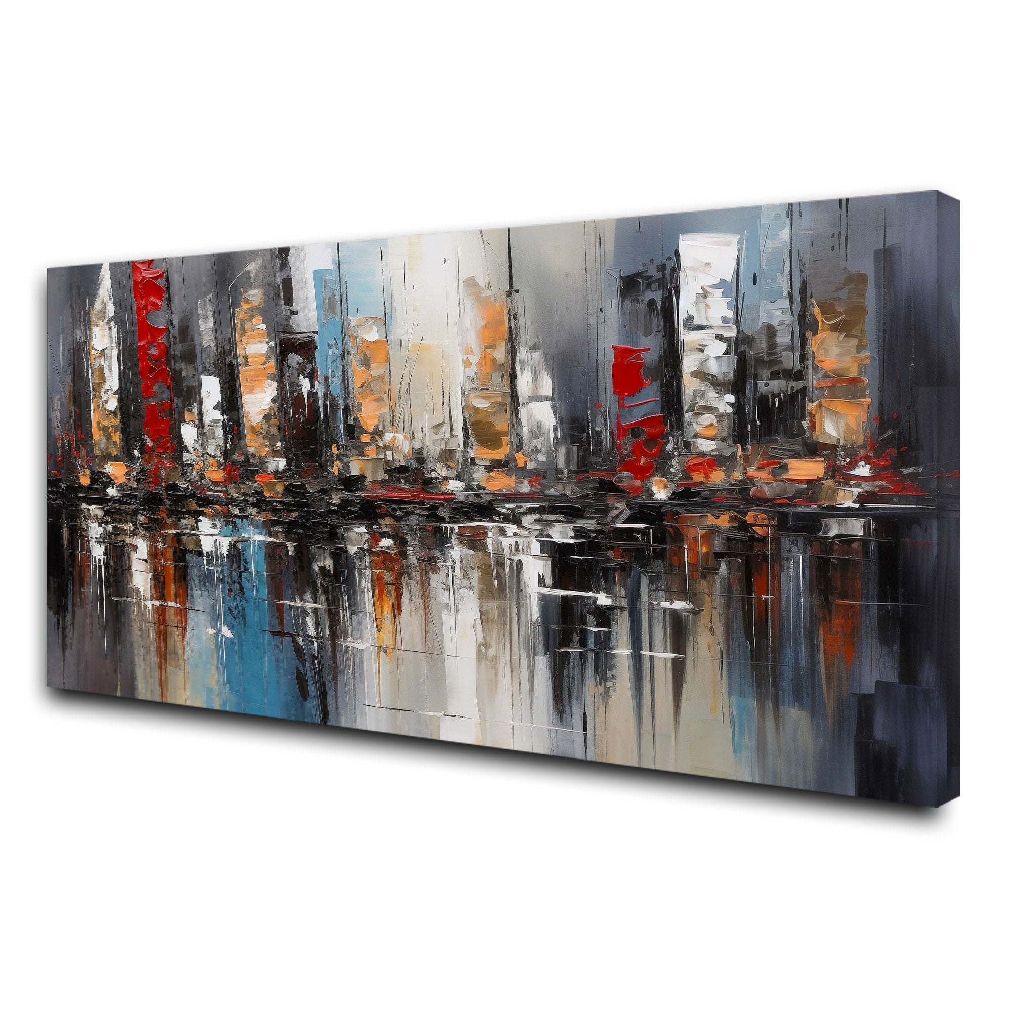 ModernAbstract Canvas painting with frame Big Size Wall Art for living room,Bedroom,Drawing room,Hotels