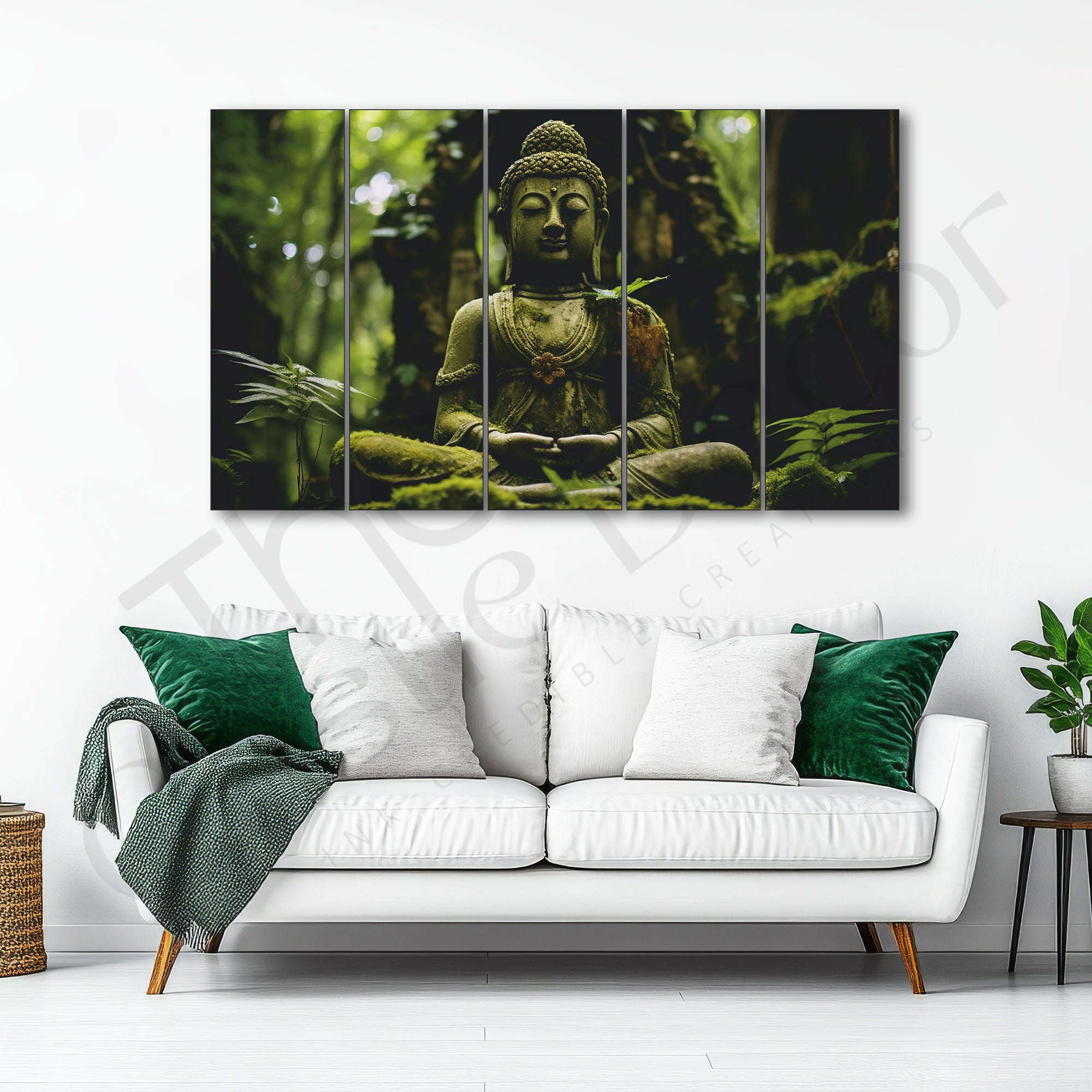 Lord Budha Painting with frame Big Size Wall Art for living room,Bedroom,Drawing room,Hotels