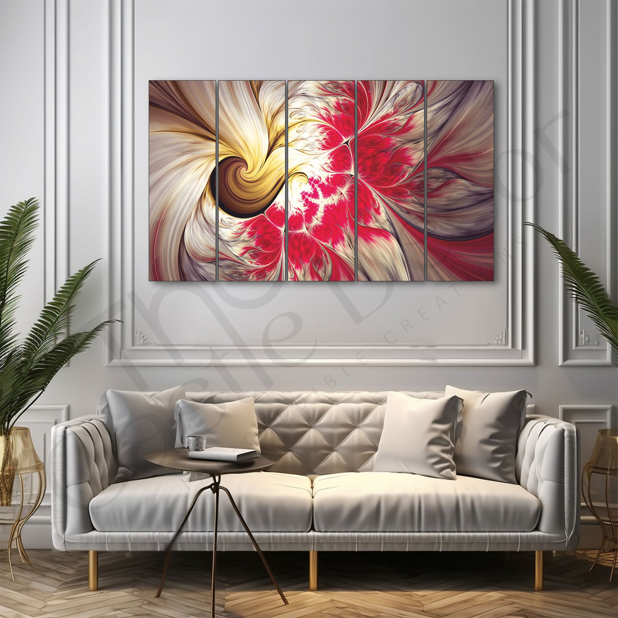 Abstract Painting with frame Big Size Wall Art for living room,Bedroom,Drawing room,Hotels