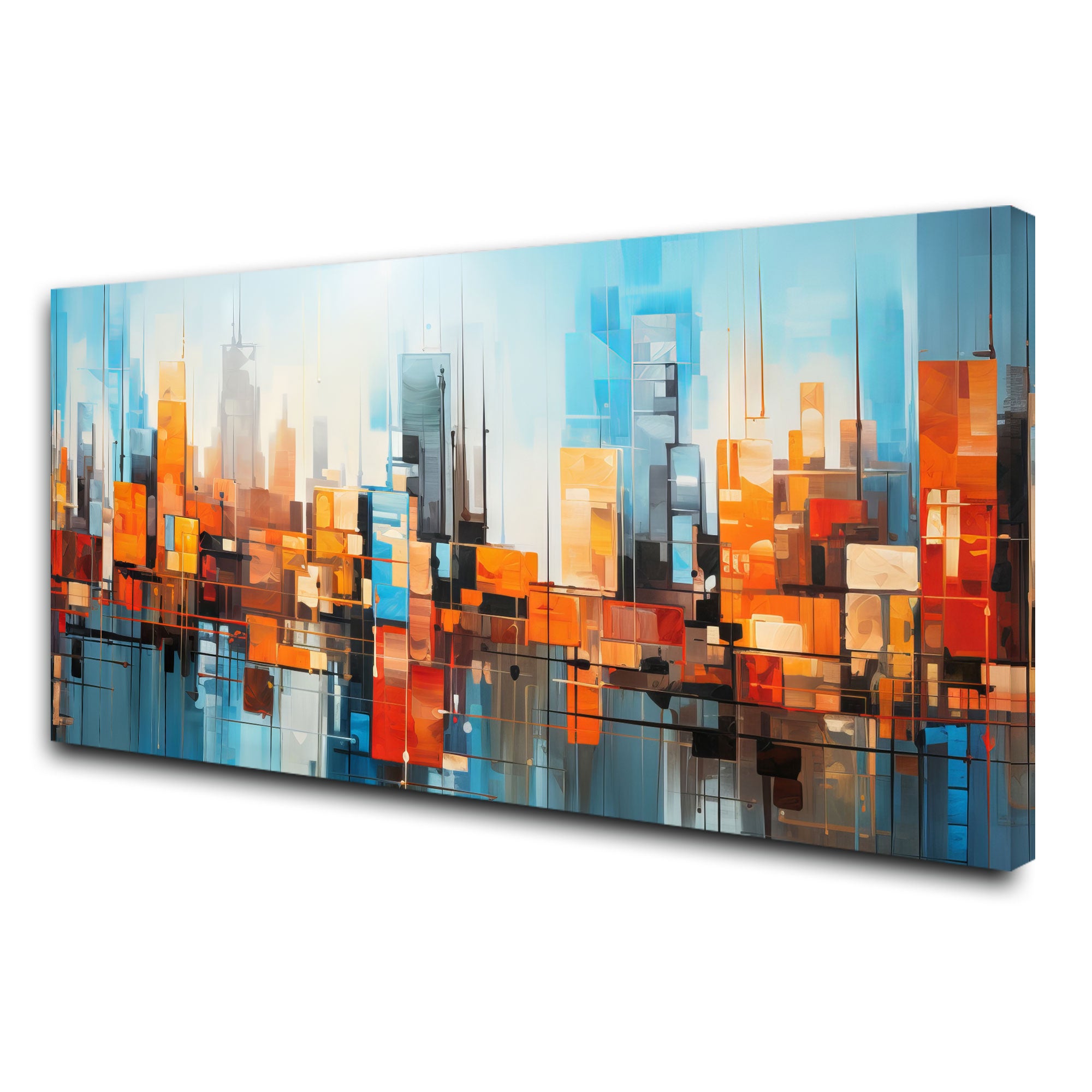 Multi colour Canvas painting with frame Big Size Wall Art for living room,Bedroom,Drawing room,Hotels