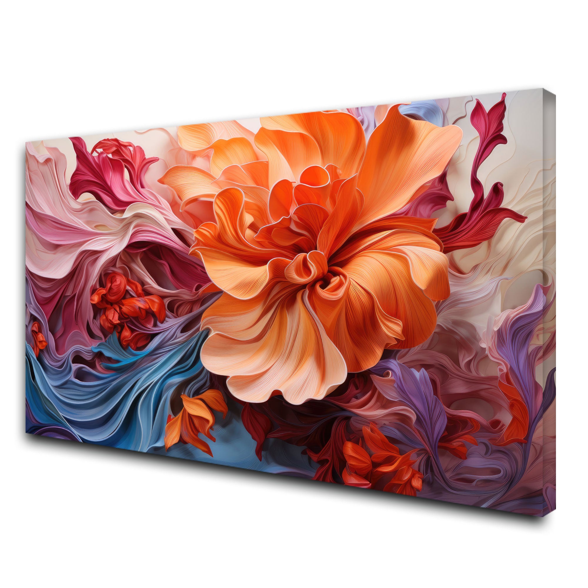 Modern Abstract Canvas painting with frame Big Size Wall Art for living room, Bedroom,Drawing room,Hotels