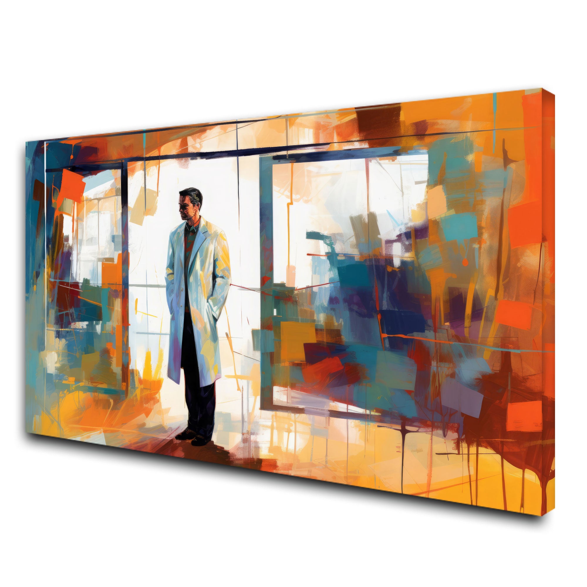 Doctor Canvas painting with frame Big Size Wall Art for living room,Bedroom,Drawing room,Hotels