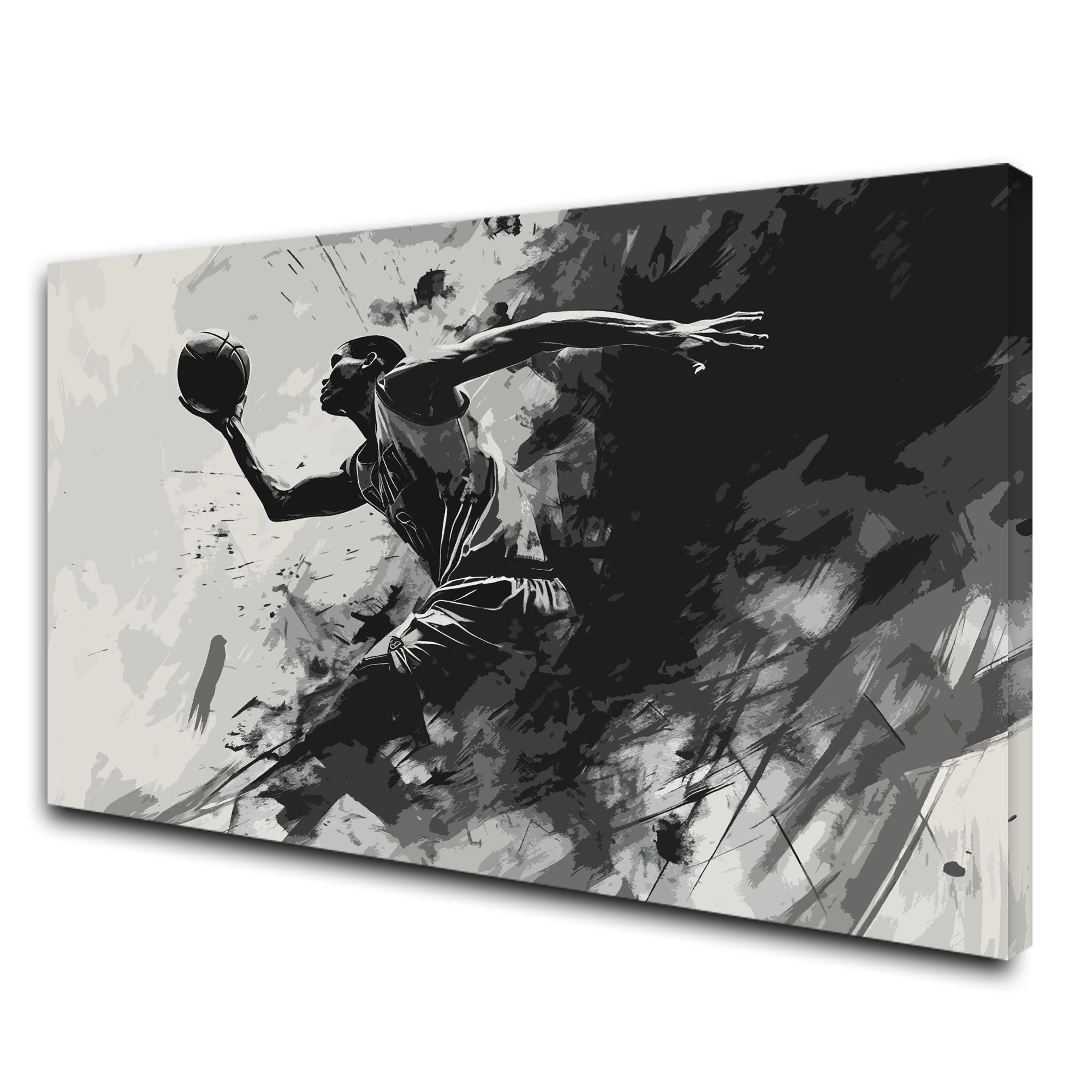 Basketball Canvas painting with frame Big Size Wall Art for living room,Bedroom,Drawing room,Hotels