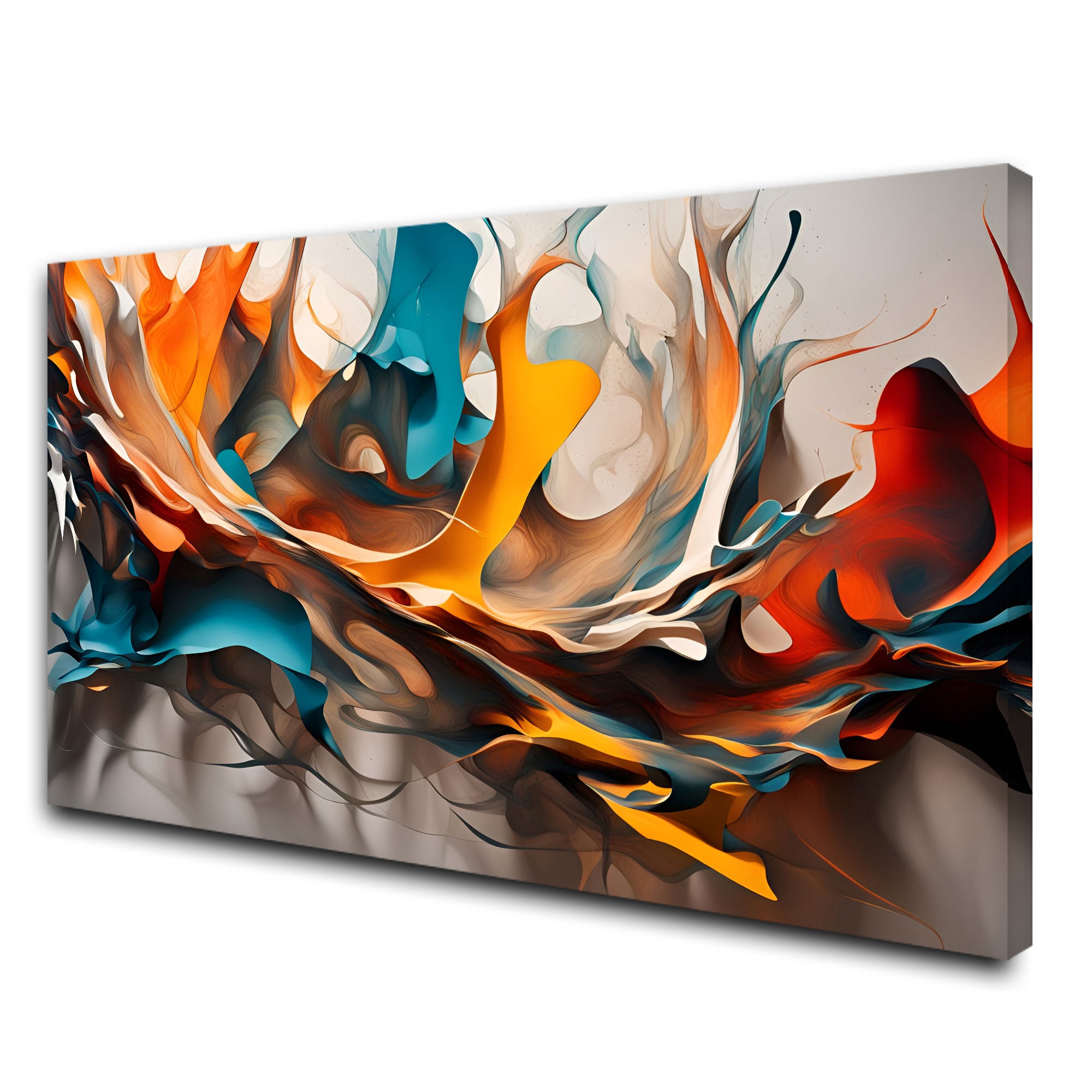 Multicolour Canvas painting with frame Big Size Wall Art for living room,Bedroom,Drawing room,Hotels