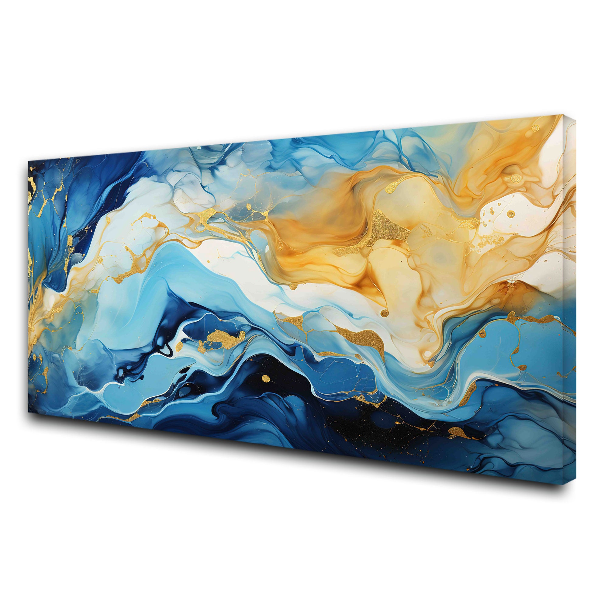 MarbleAbstract Canvas painting with frame Big Size Wall Art for living room,Bedroom,Drawing room,Hotels