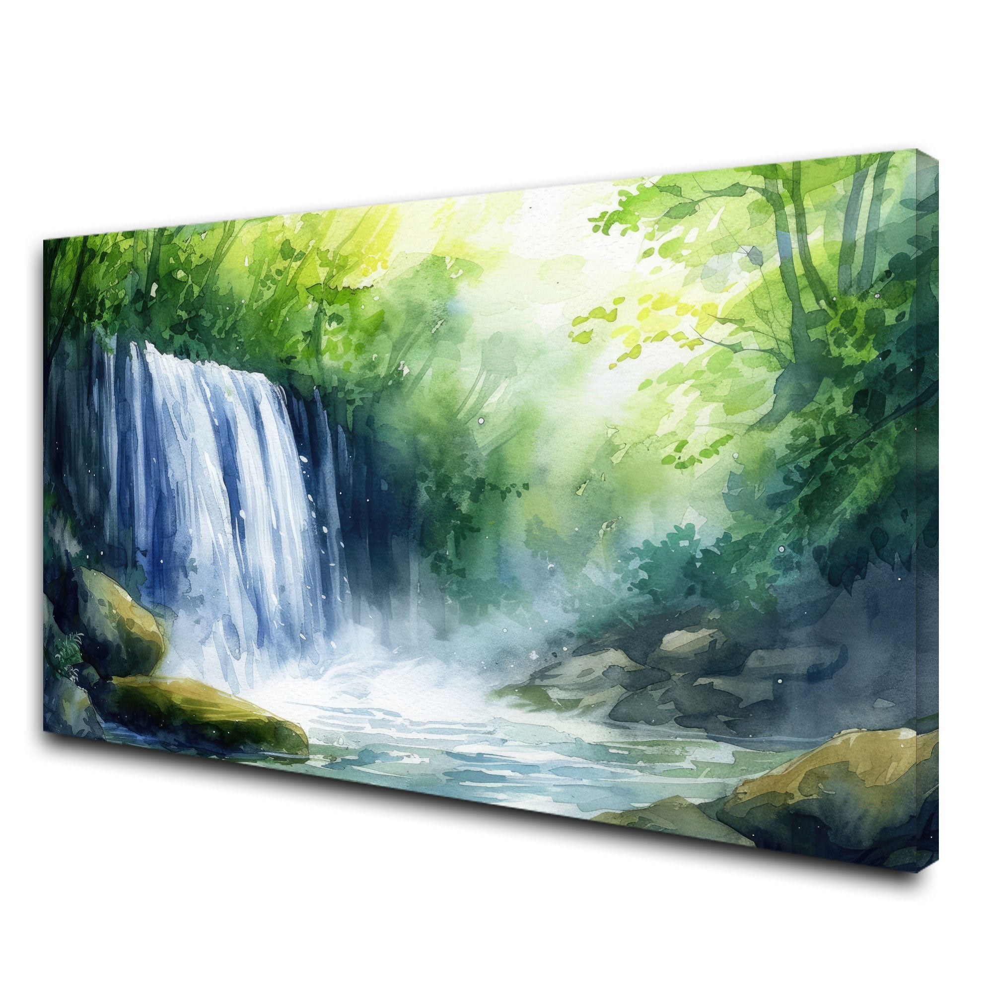 NatureAbstract Canvas painting with frame Big Size Wall Art for living room,Bedroom,Drawing room,Hotels