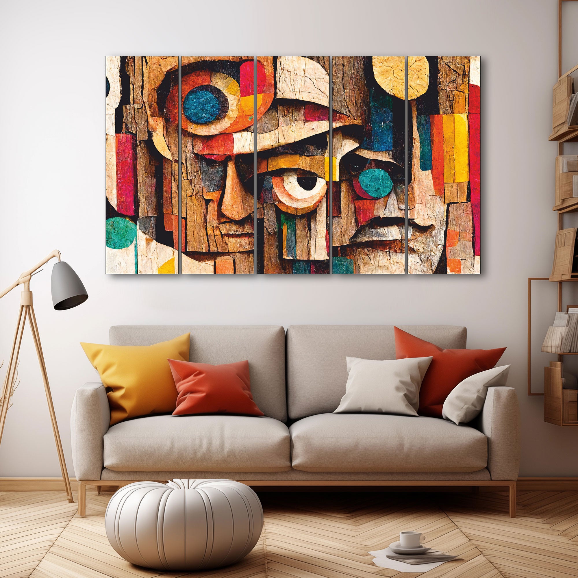 Abstract Painting with frame Big Size Wall Art for living room,Bedroom,Drawing room,Hotels