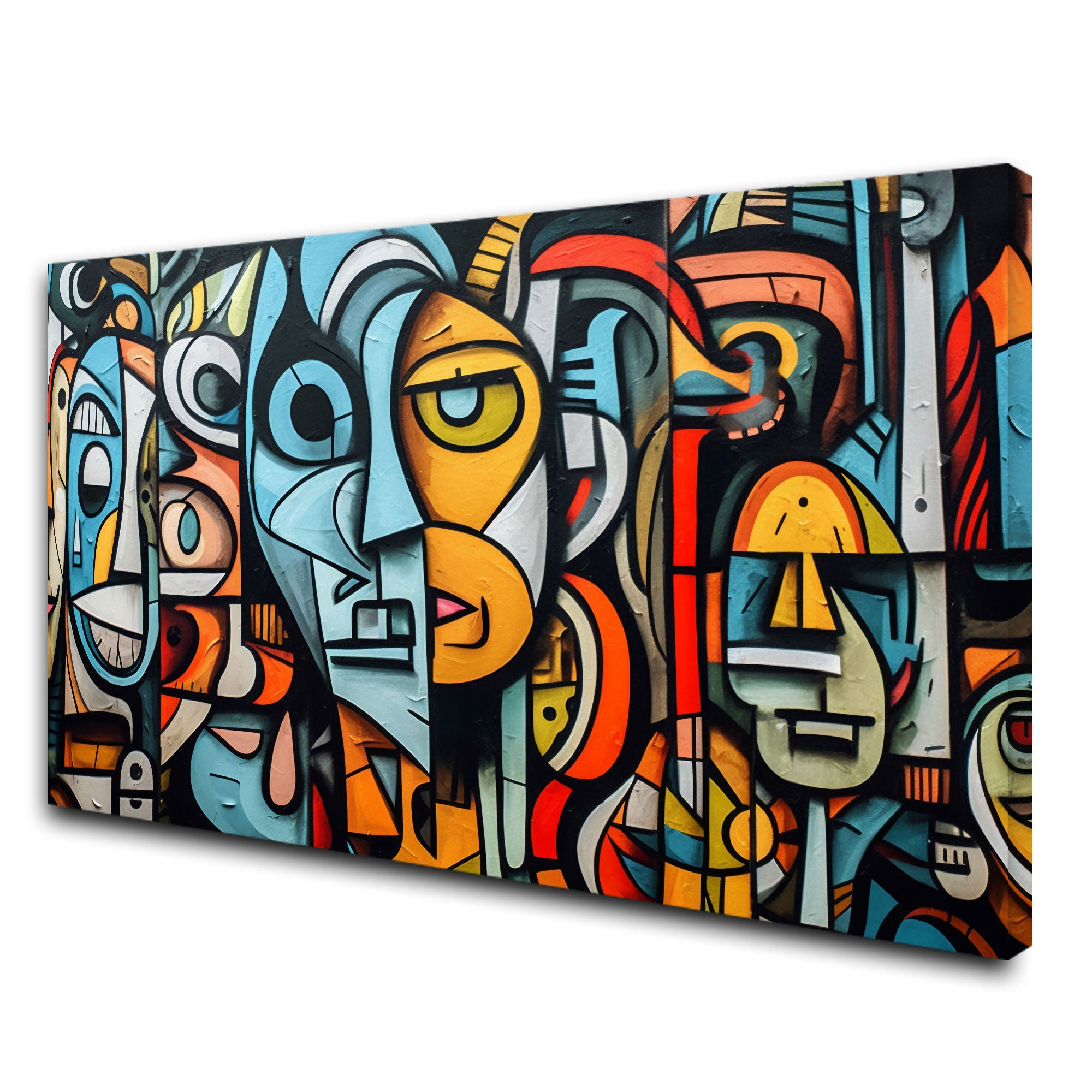 Abstract woman Canvas painting with frame Big Size Wall Art for living room,Bedroom,Drawing room,Hotels