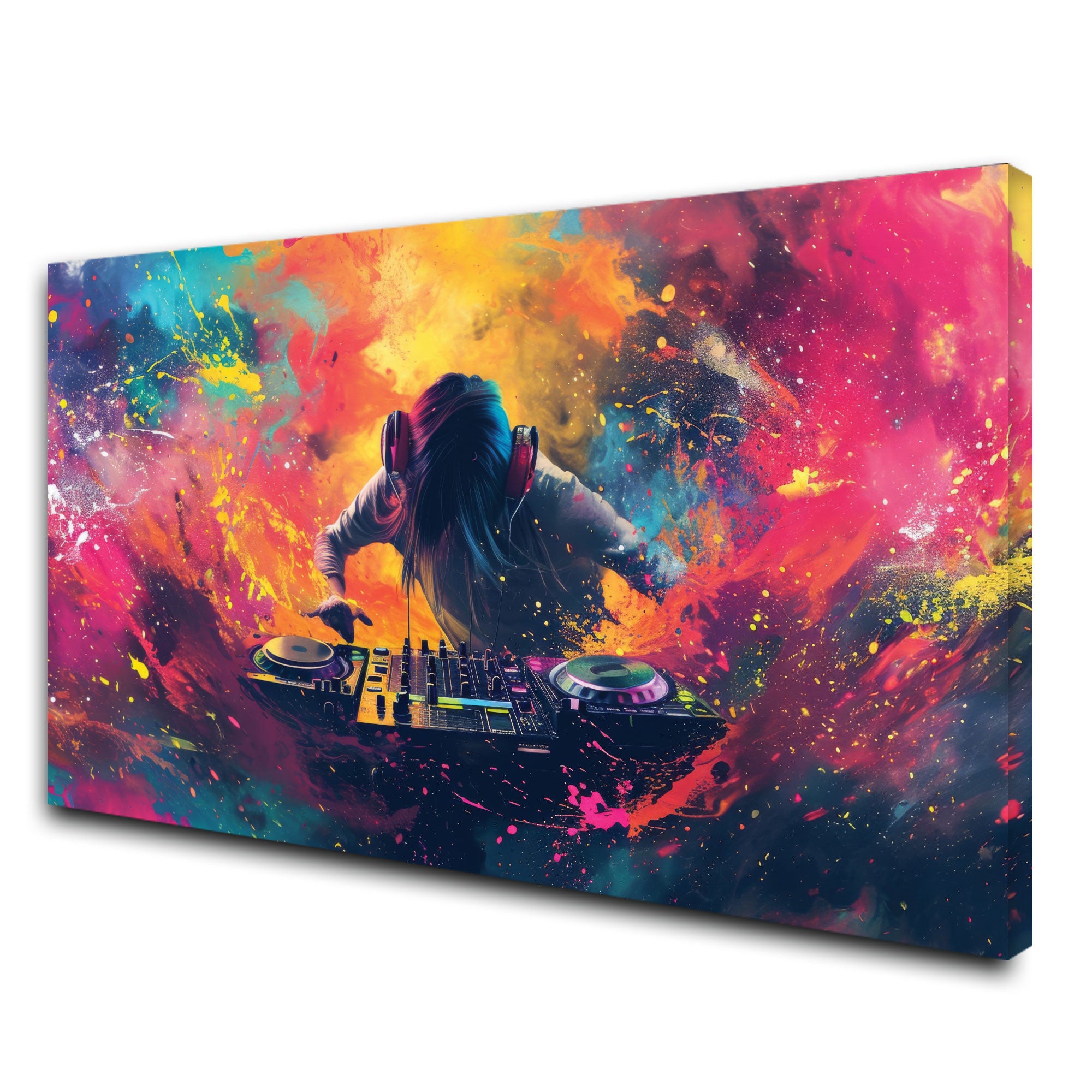 DiscoAbstract Canvas painting with frame Big Size Wall Art for living room,Bedroom,Drawing room,Hotels