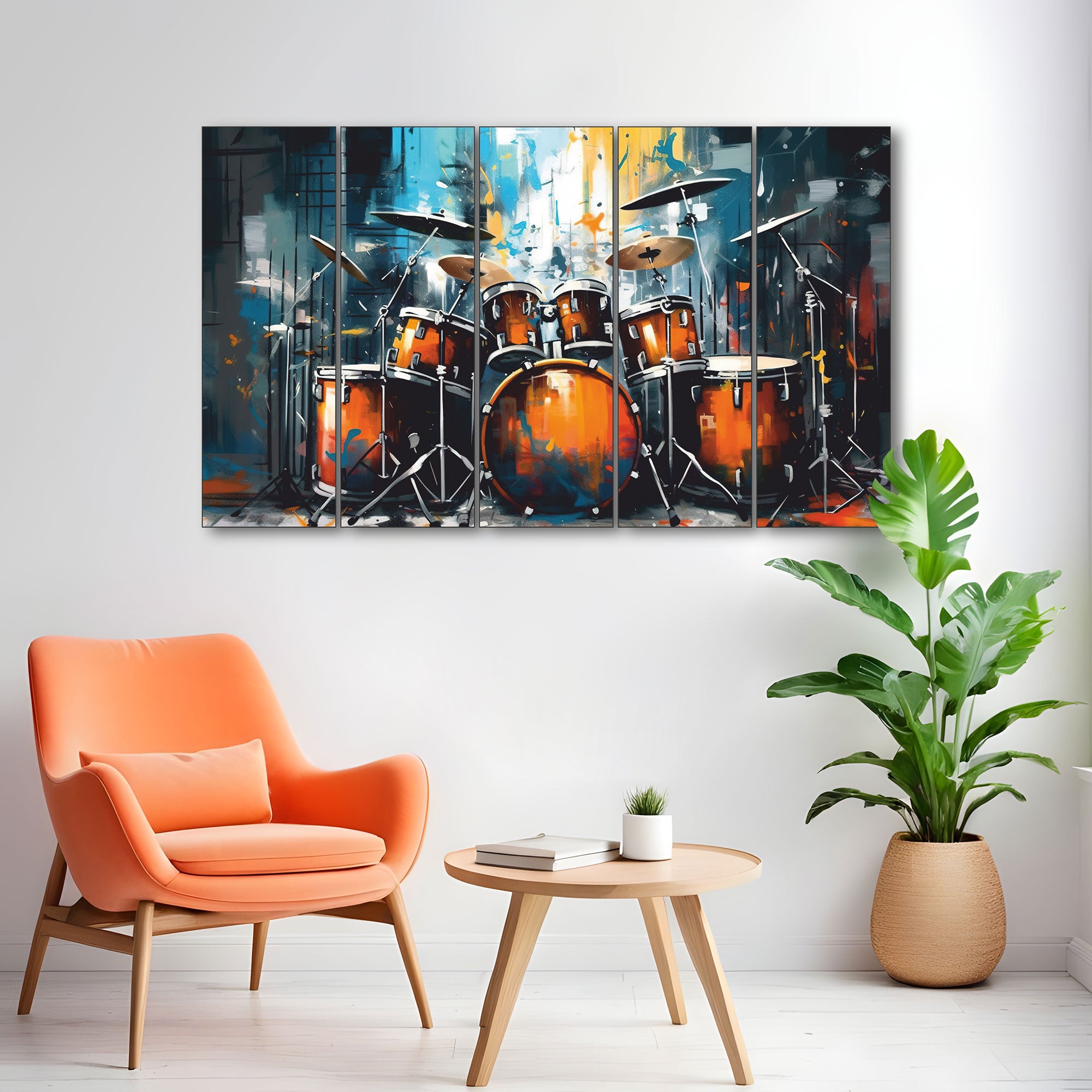 Music Painting with frame Big Size Wall Art for living room,Bedroom,Drawing room,Hotels