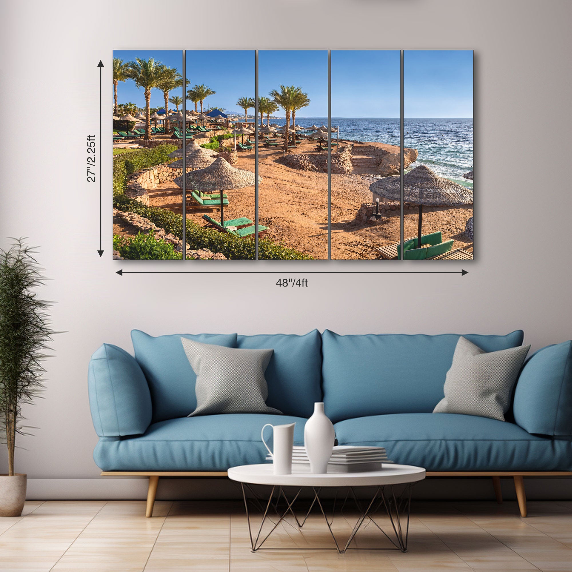 Sea Water Painting with frame Big Size Wall Art for living room,Bedroom,Drawing room,Hotels