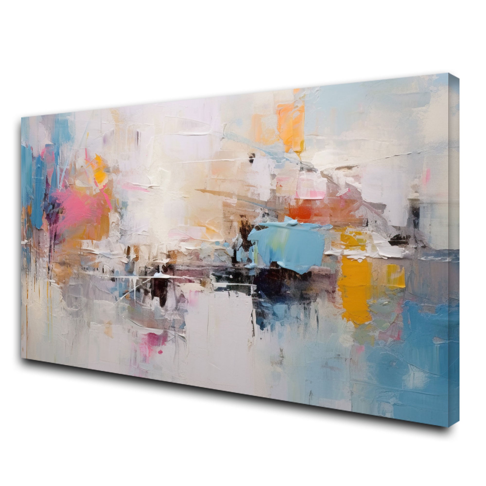 Modern Abstract Canvas painting with frame Big Size Wall Art for living room,Bedroom,Drawing room,Hotels