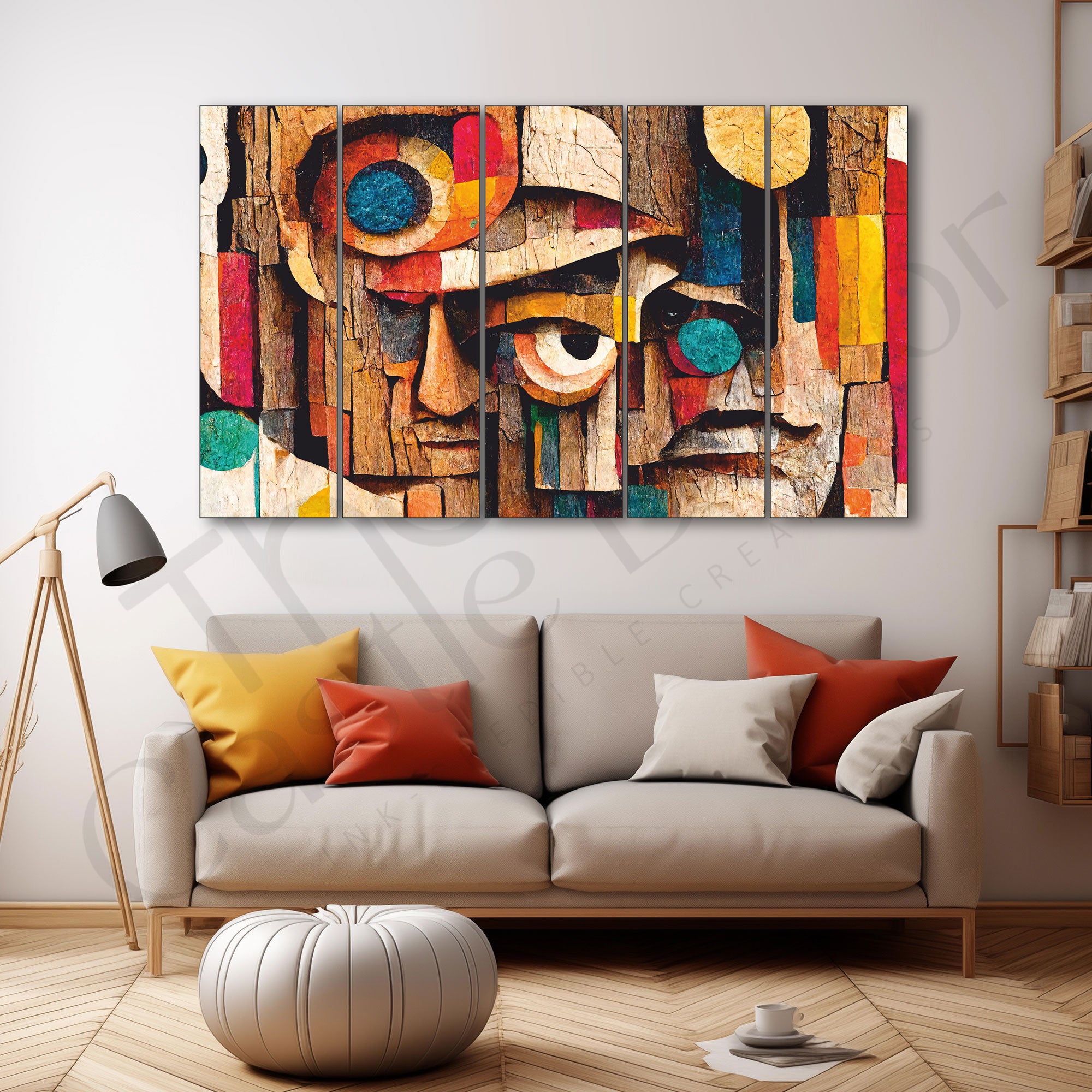 Abstract Painting with frame Big Size Wall Art for living room,Bedroom,Drawing room,Hotels