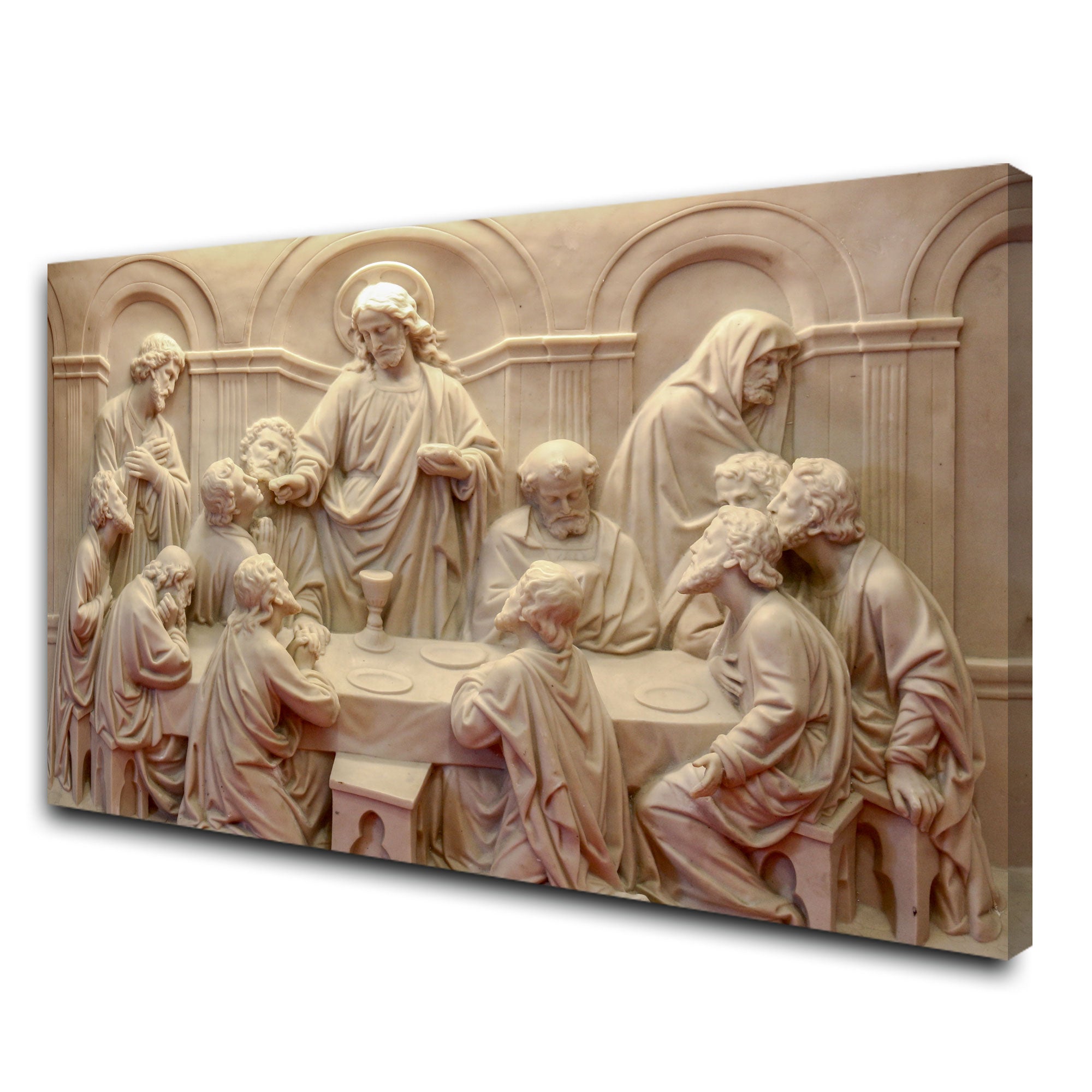 Last suppr jesus christ Canvas painting with frame Big Size Wall Art for living room,Bedroom,Drawing room,Hotels