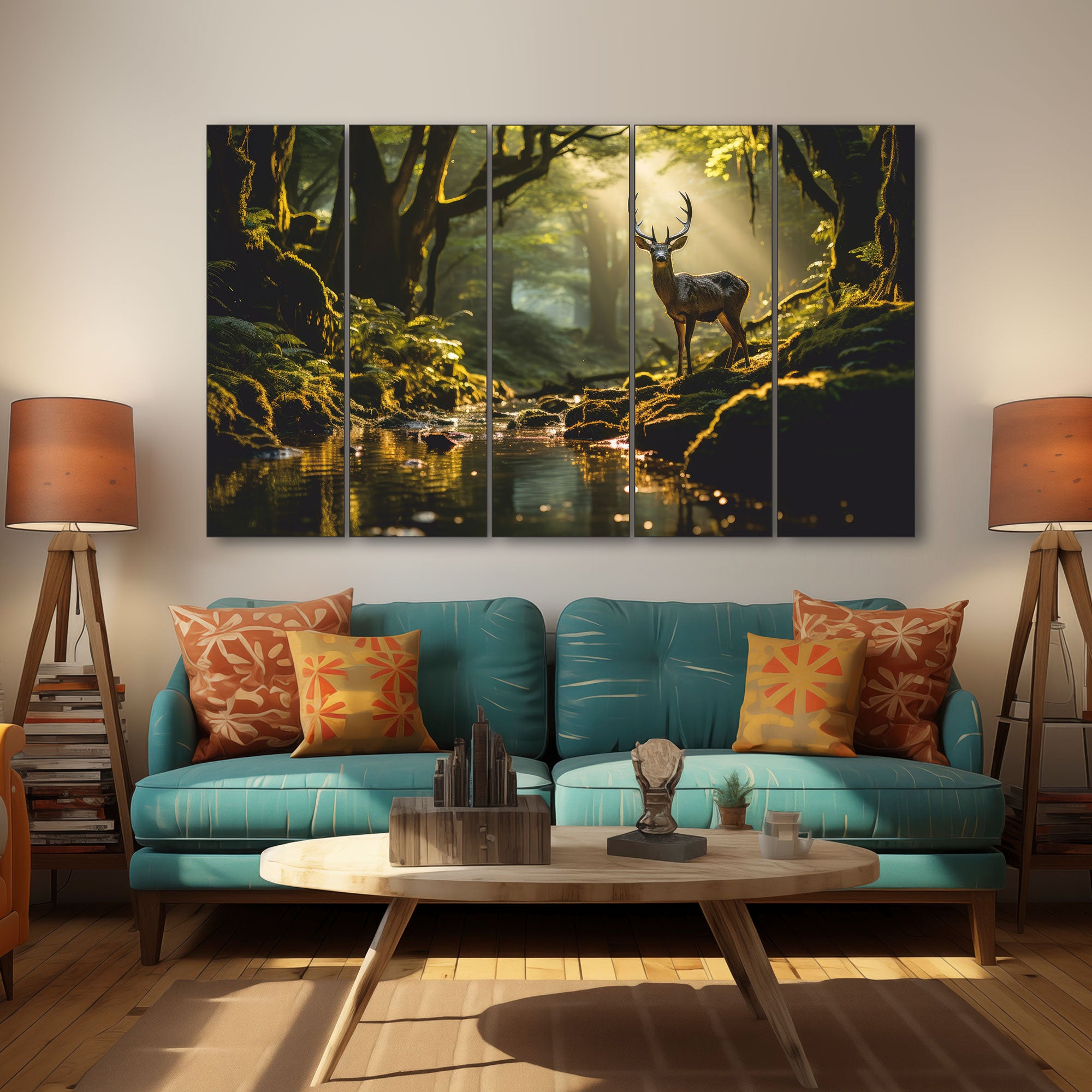 Abstract Painting with frame Big Size Wall Art for living room,Bedroom,Drawing room,Hotels