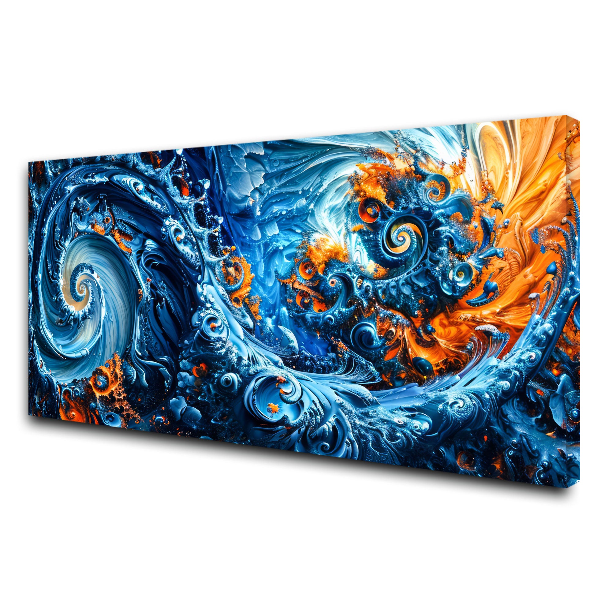 Abstract Canvas painting with frame Big Size Wall Art for living room,Bedroom,Drawing room,Hotels