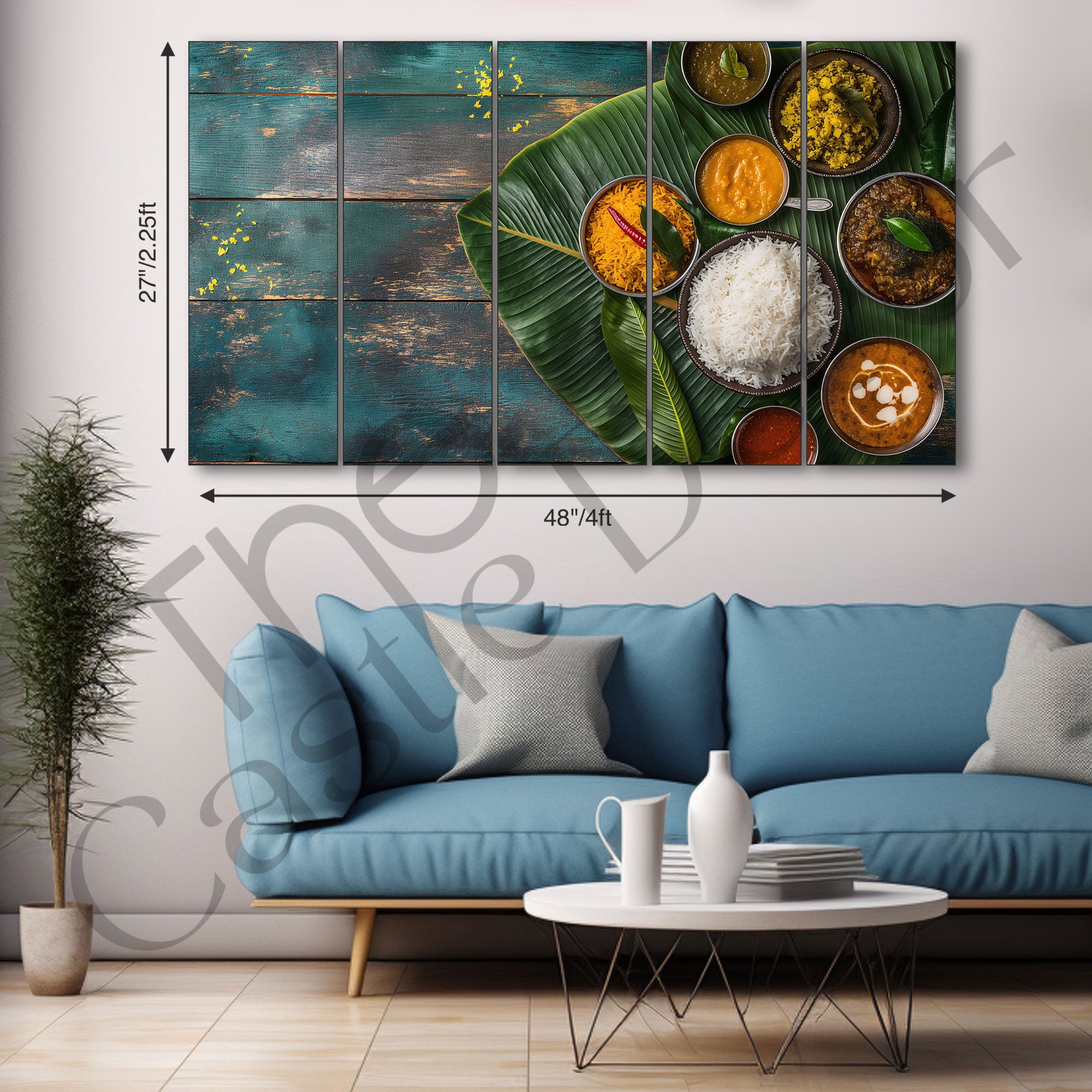 Foor Painting with frame Big Size Wall Art for living room,Bedroom,Drawing room,Hotels