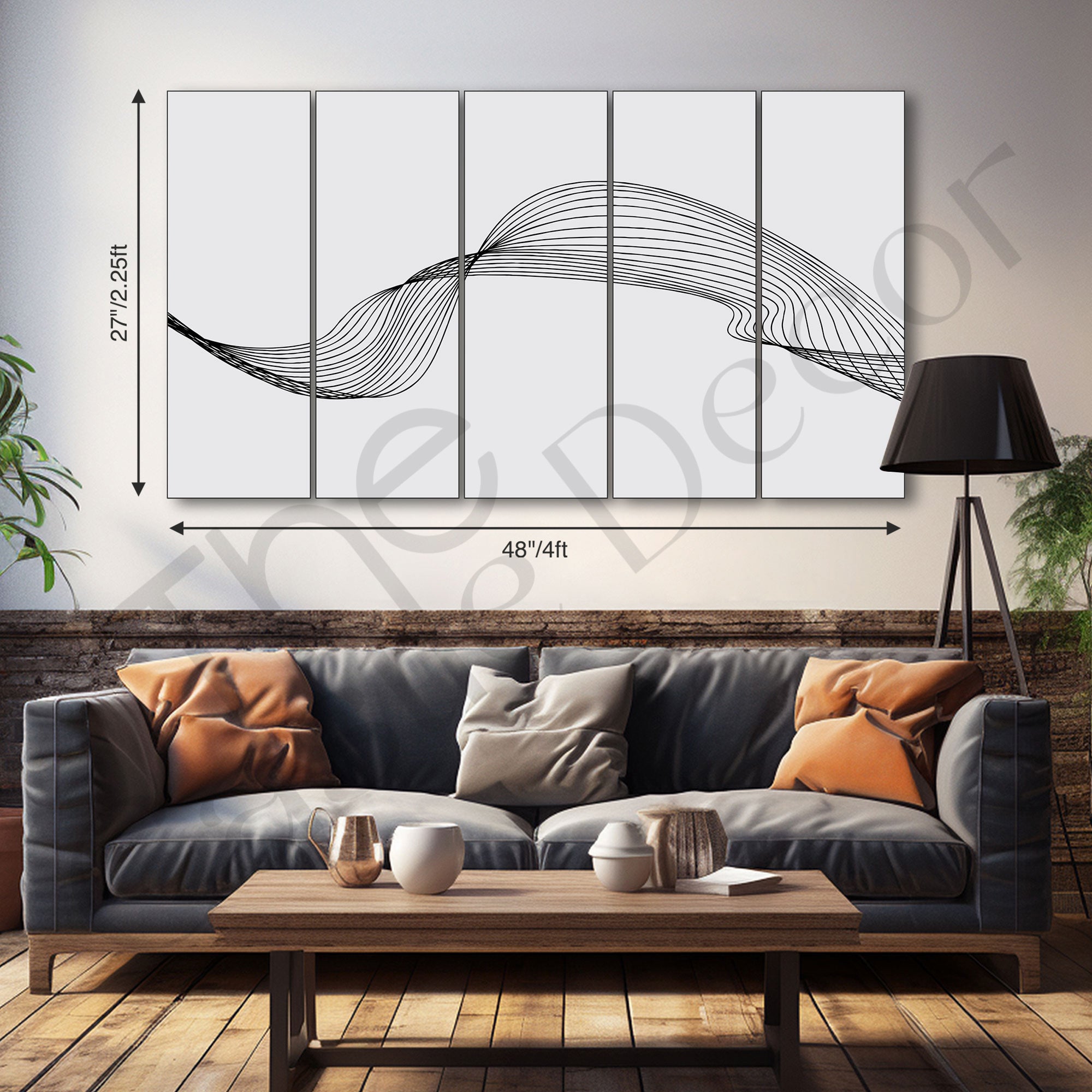 Abstract Painting with frame Big Size Wall Art for living room,Bedroom,Drawing room,Hotels