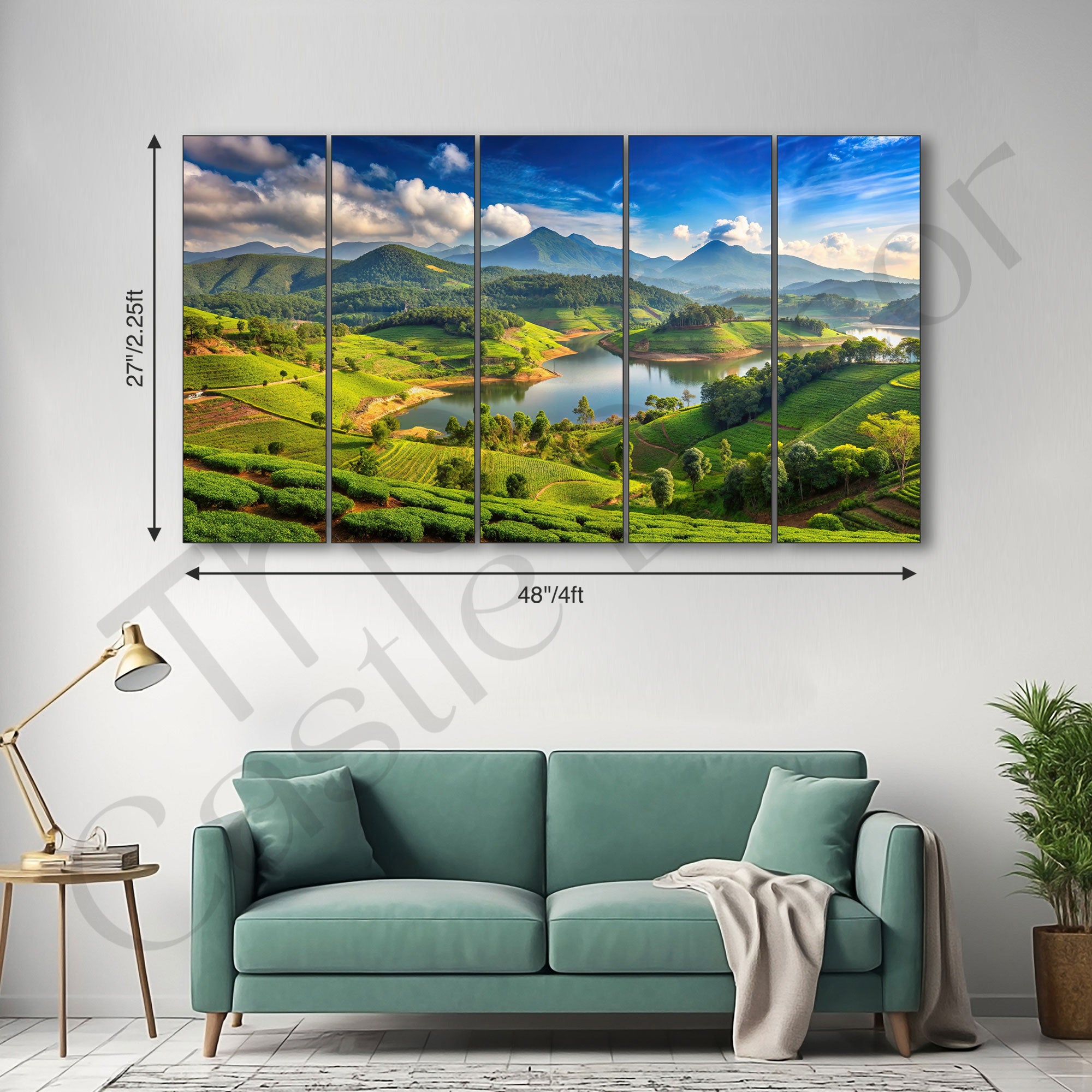 Nature Painting with frame Big Size Wall Art for living room,Bedroom,Drawing room,Hotels