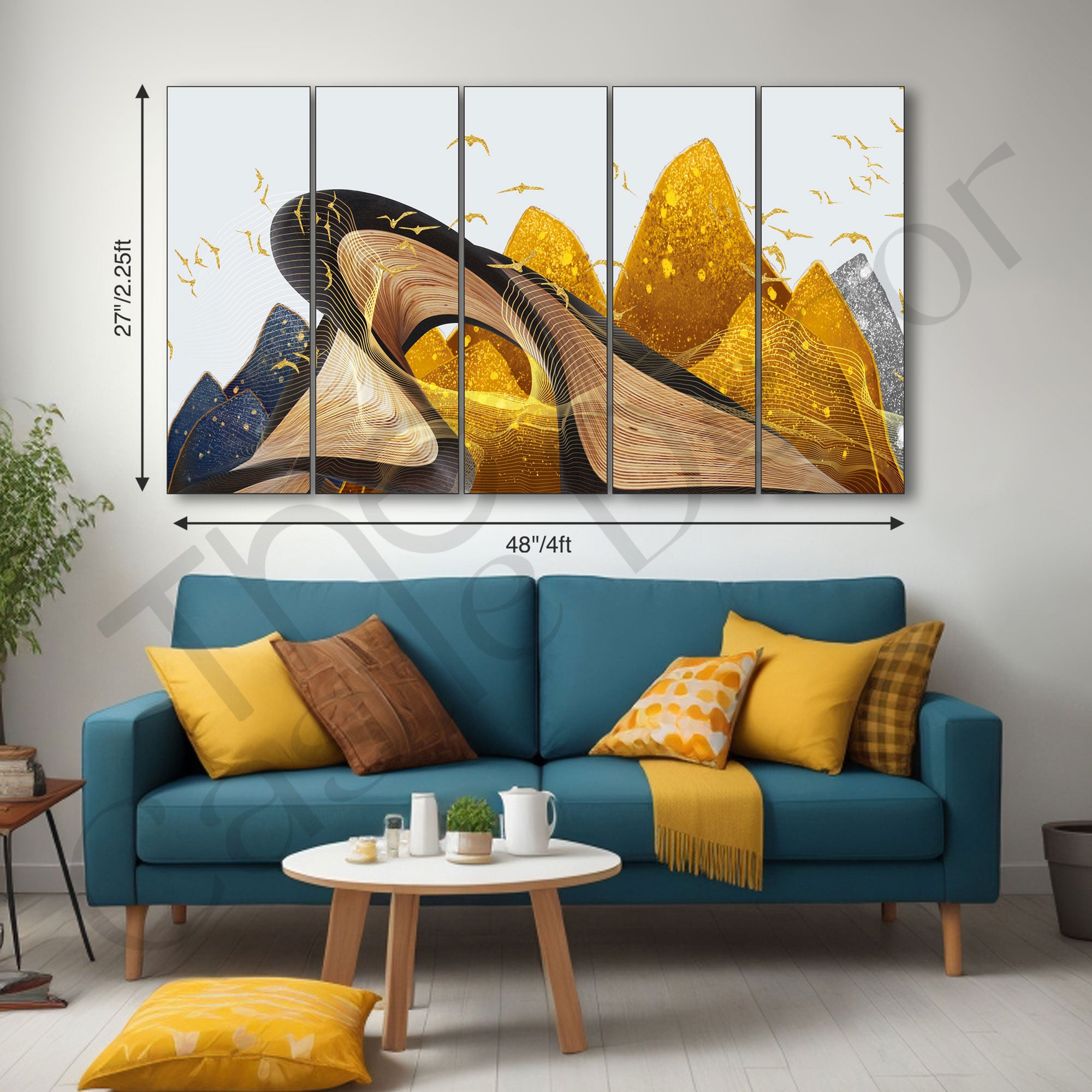 Nature Painting with frame Big Size Wall Art for living room,Bedroom,Drawing room,Hotels