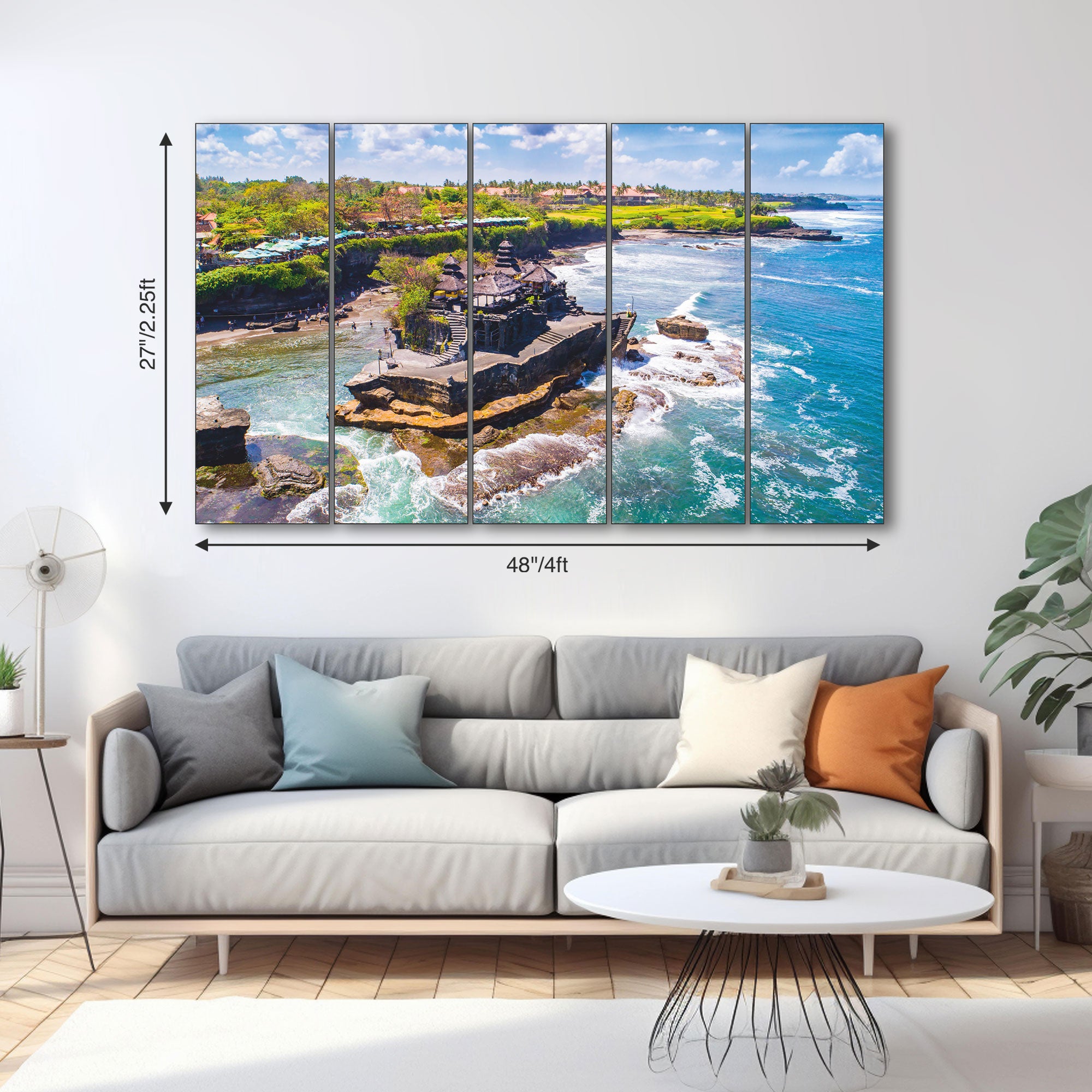 Sea Water Painting with frame Big Size Wall Art for living room,Bedroom,Drawing room,Hotels