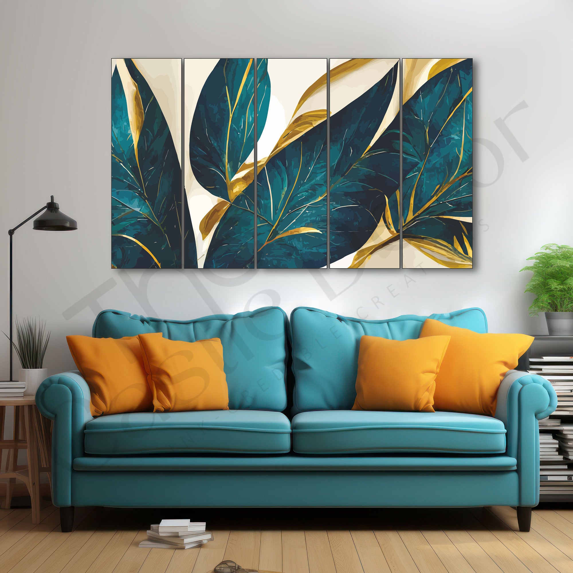 Underwater Painting Set of 5 for Home Decoration
