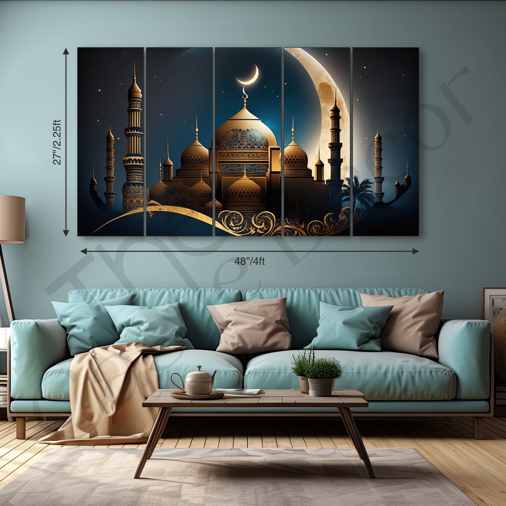 Islamic Painting with frame Big Size Wall Art for living room,Bedroom,Drawing room,Hotels