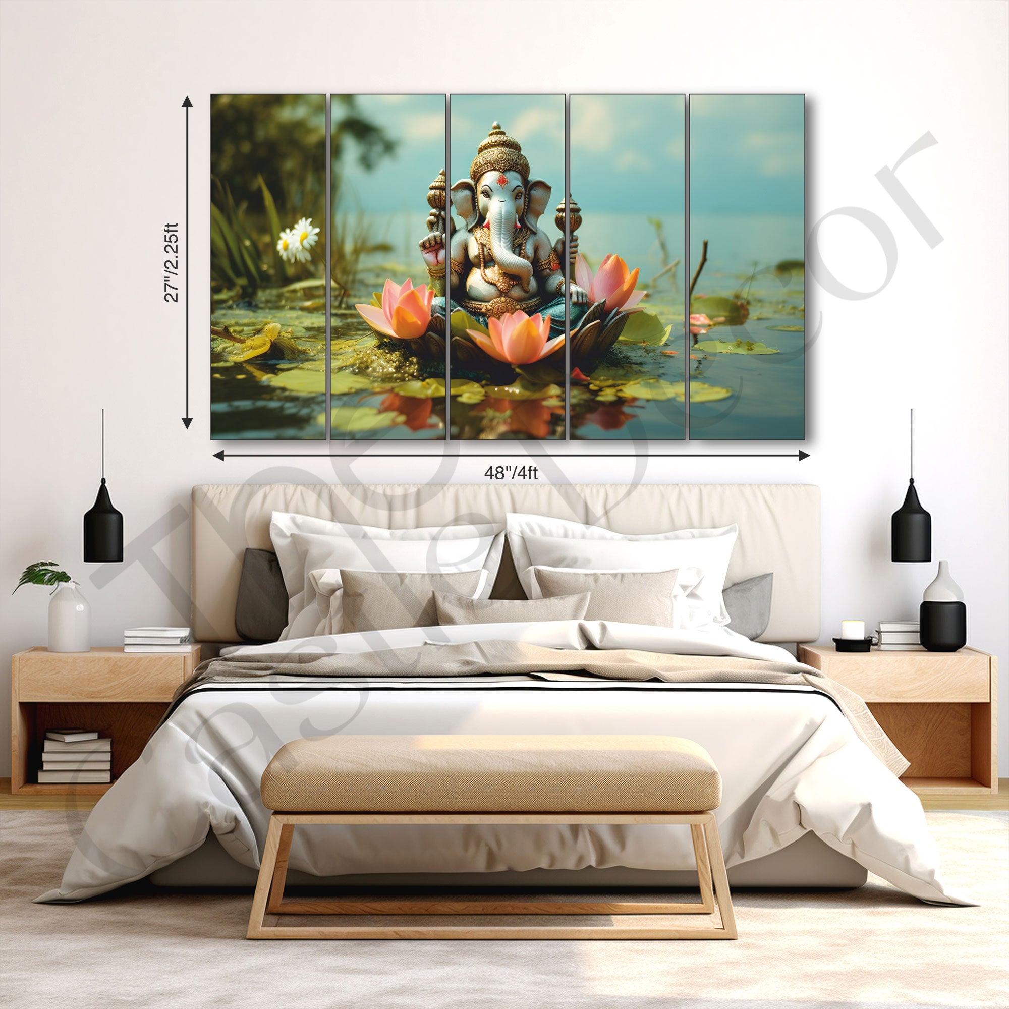 Lord Budha Painting with frame Big Size Wall Art for living room,Bedroom,Drawing room,Hotels