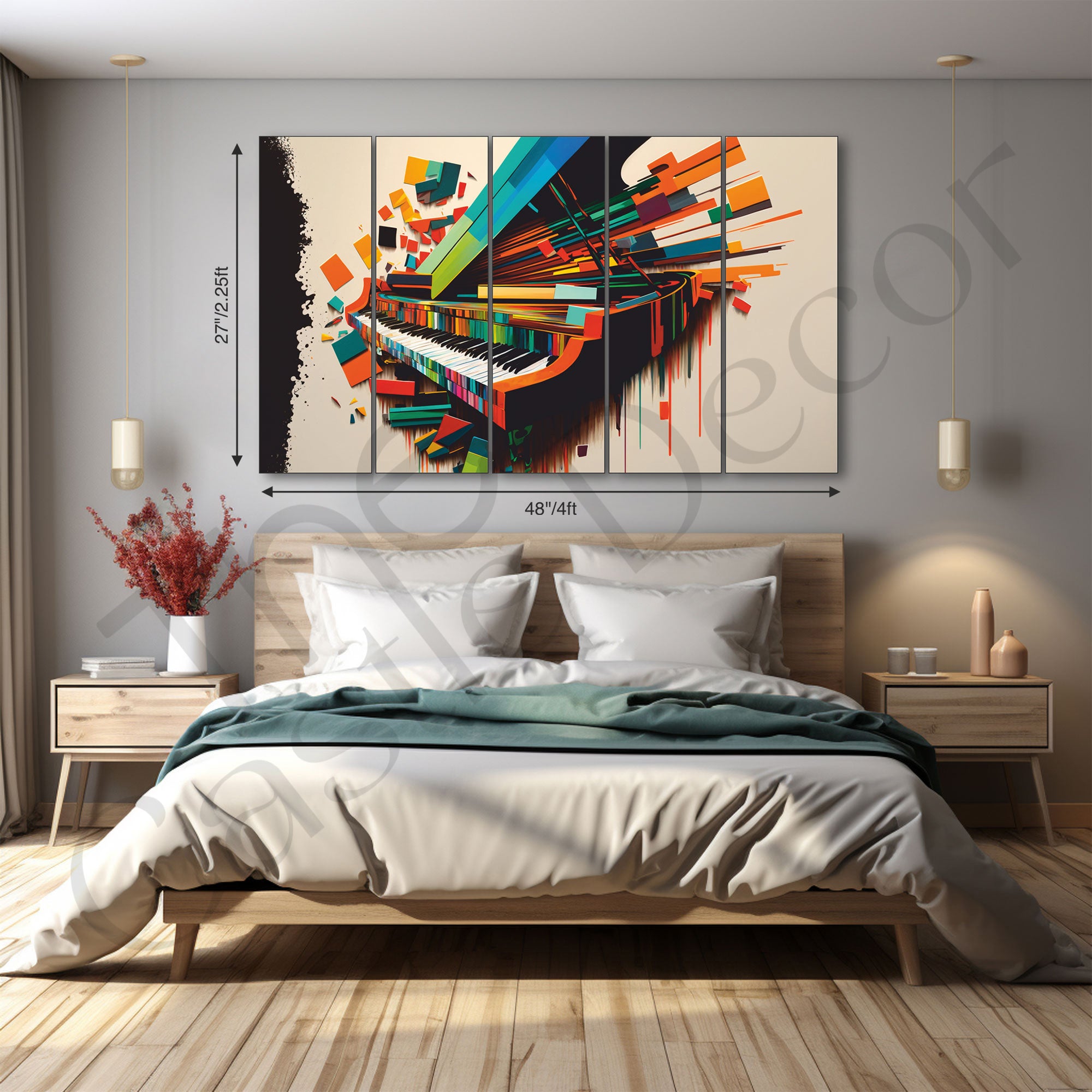 Music Painting with frame Big Size Wall Art for living room,Bedroom,Drawing room,Hotels