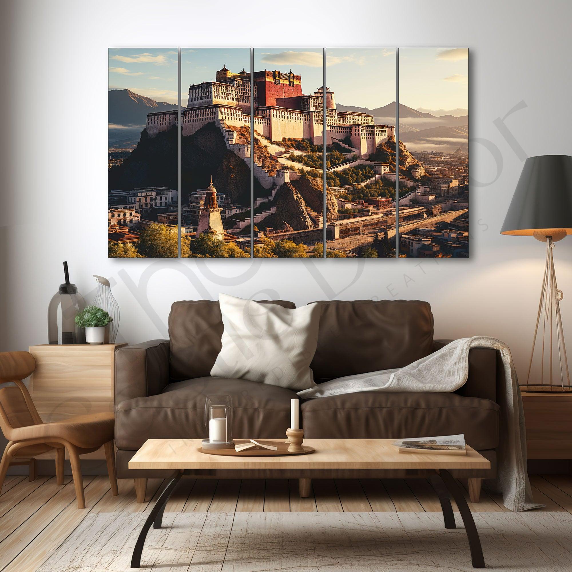 Potata Palace Painting Set of 5 for Home Decoration