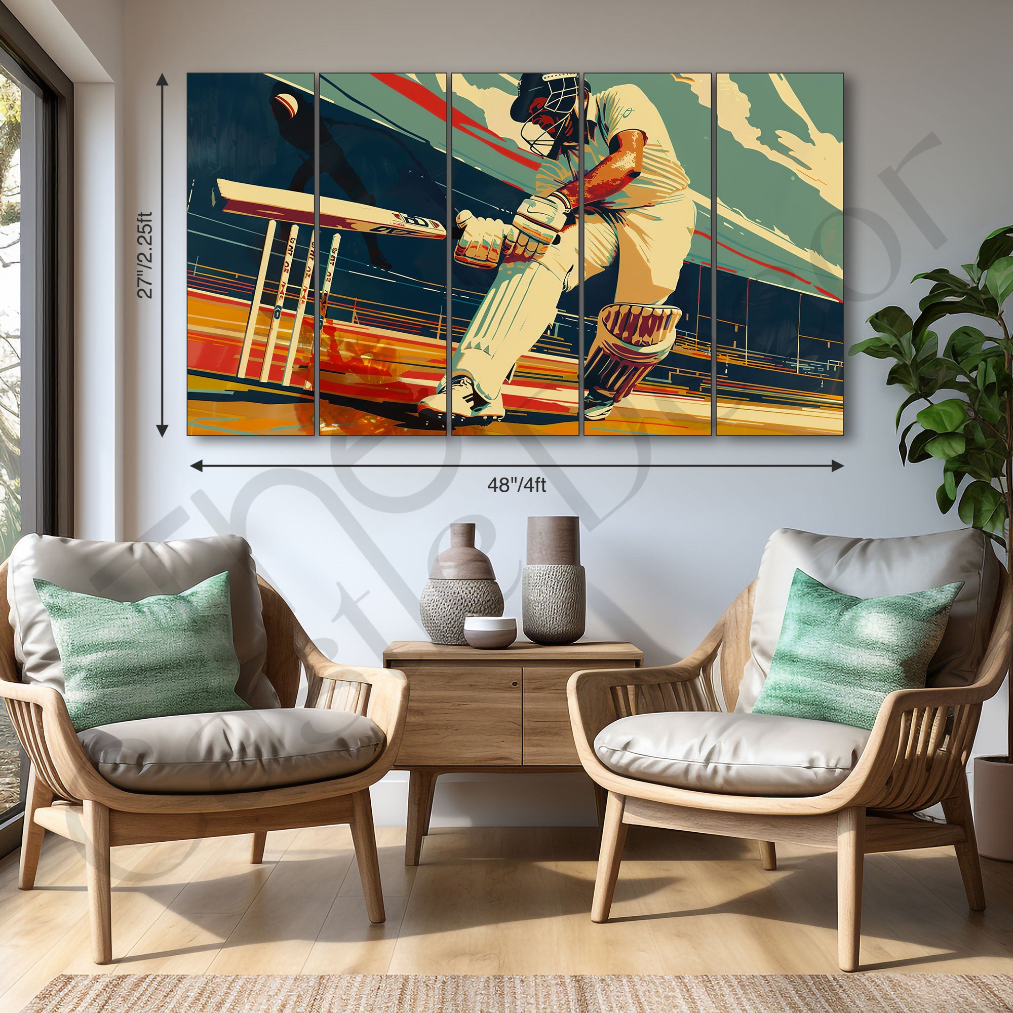 Sports Painting with frame Big Size Wall Art for living room,Bedroom,Drawing room,Hotels