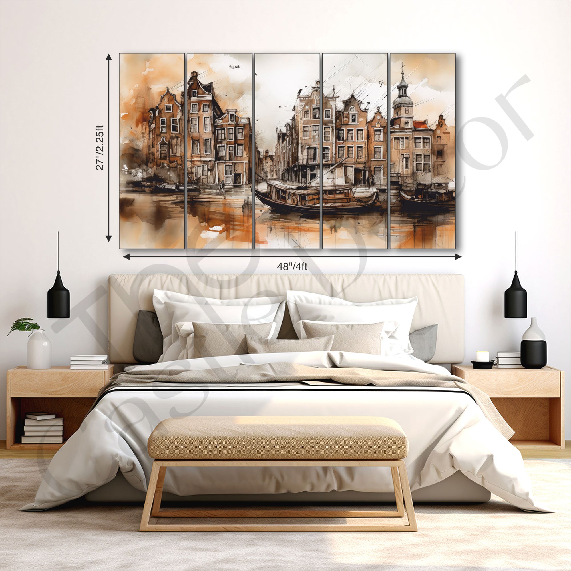 Vintage Painting with frame Big Size Wall Art for living room,Bedroom,Drawing room,Hotels